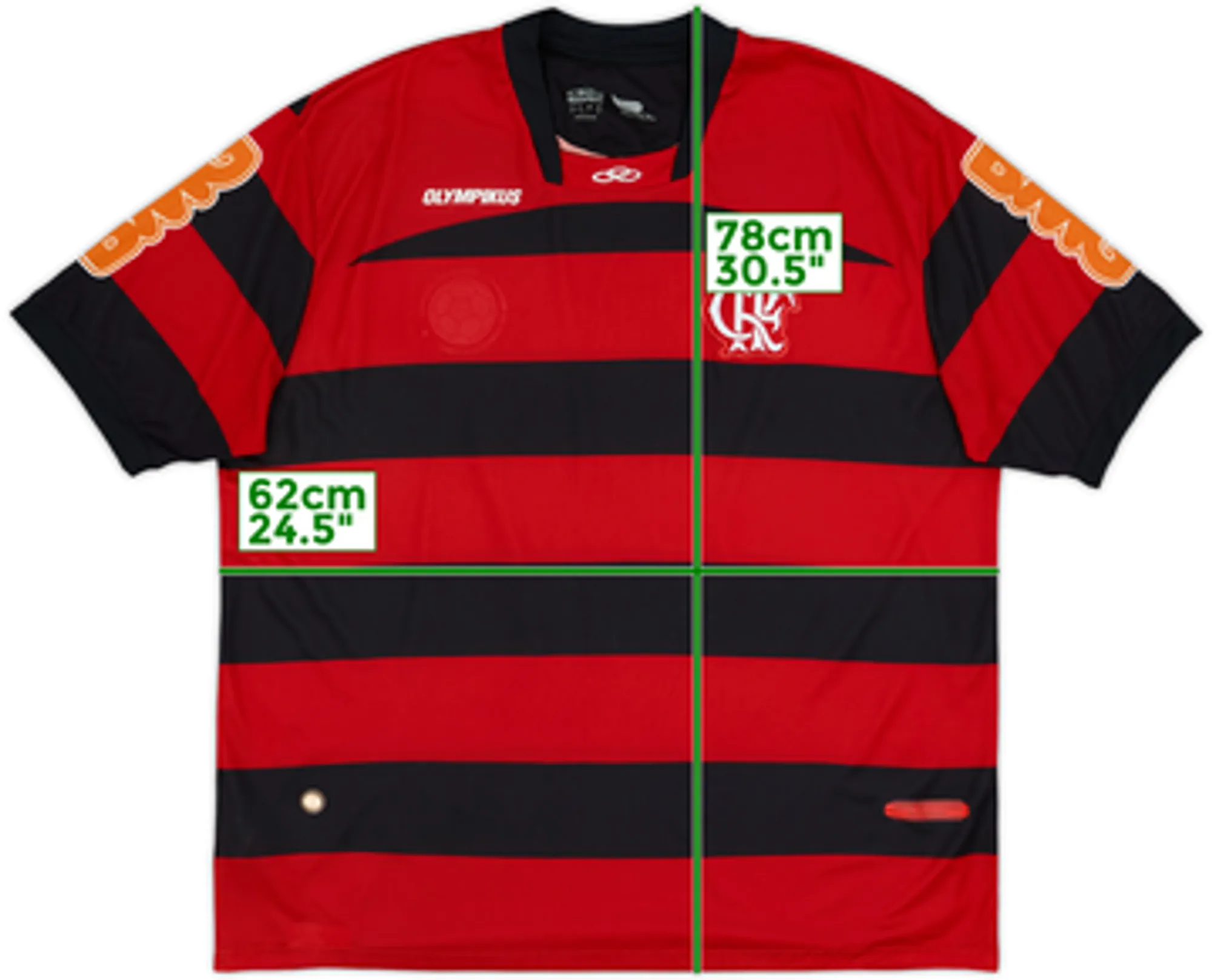 2011-12 Flamengo Home Shirt - 8/10 - (XXL)