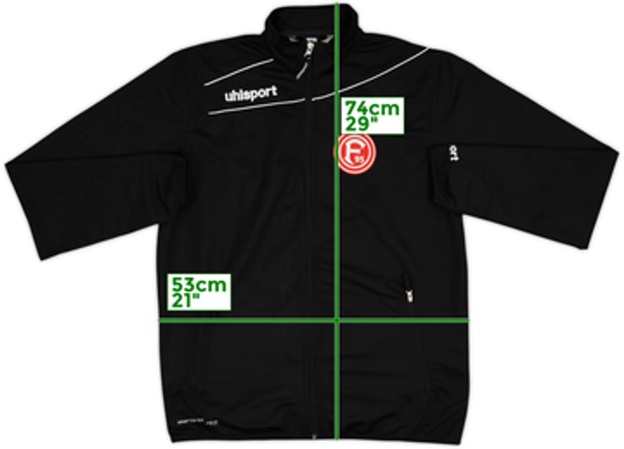 2013-14 Fortuna Dusseldorf Uhlsport Track Jacket - 8/10 - (M.Boys)