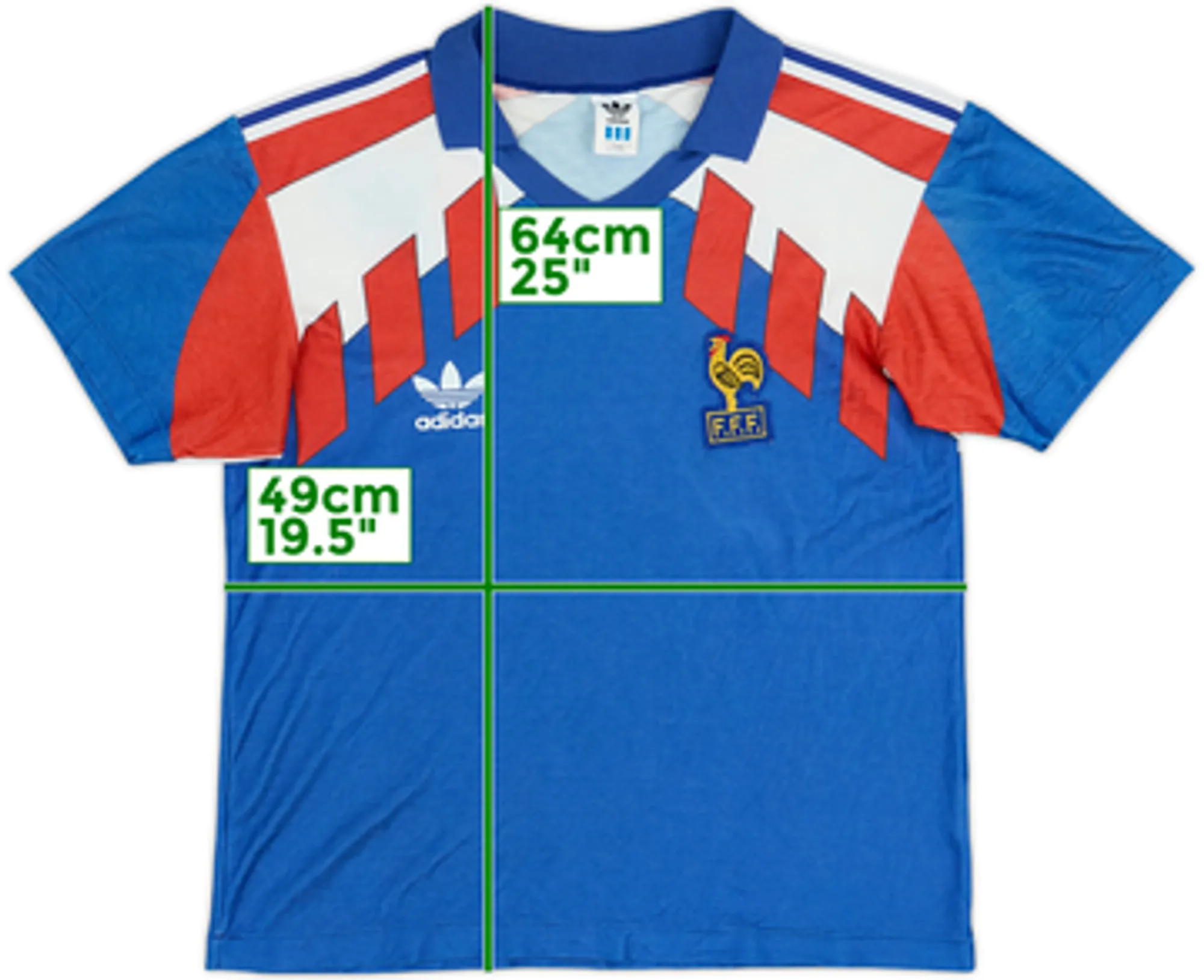 1990-92 France Home Shirt - 6/10 - (M)
