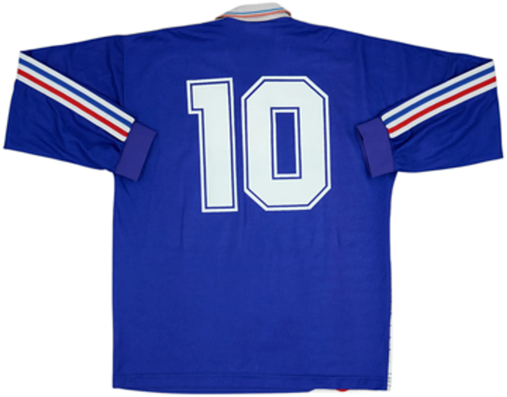 1994-96 France Home L/S Shirt #10 - 6/10 - (L)