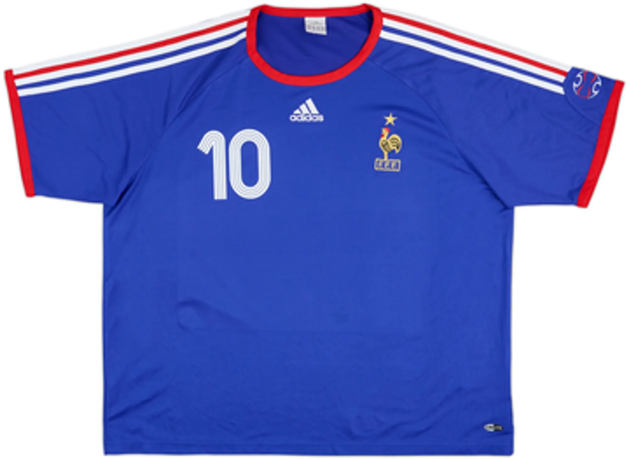 2006-07 France Basic Home Shirt Zidane #10EXXL