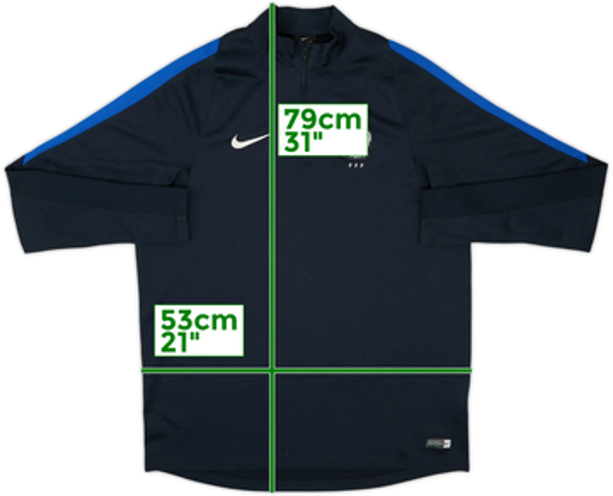 2017-18 France Nike 1/4 Zip Drill Top - 6/10 - (XL)