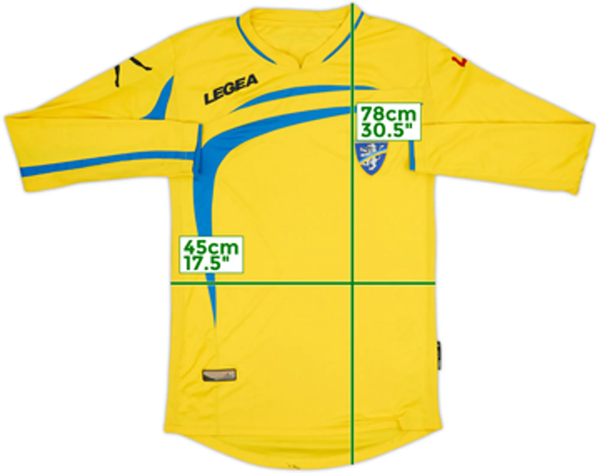 2013-14 Frosinone Home L/S Shirt - 6/10 - (M)