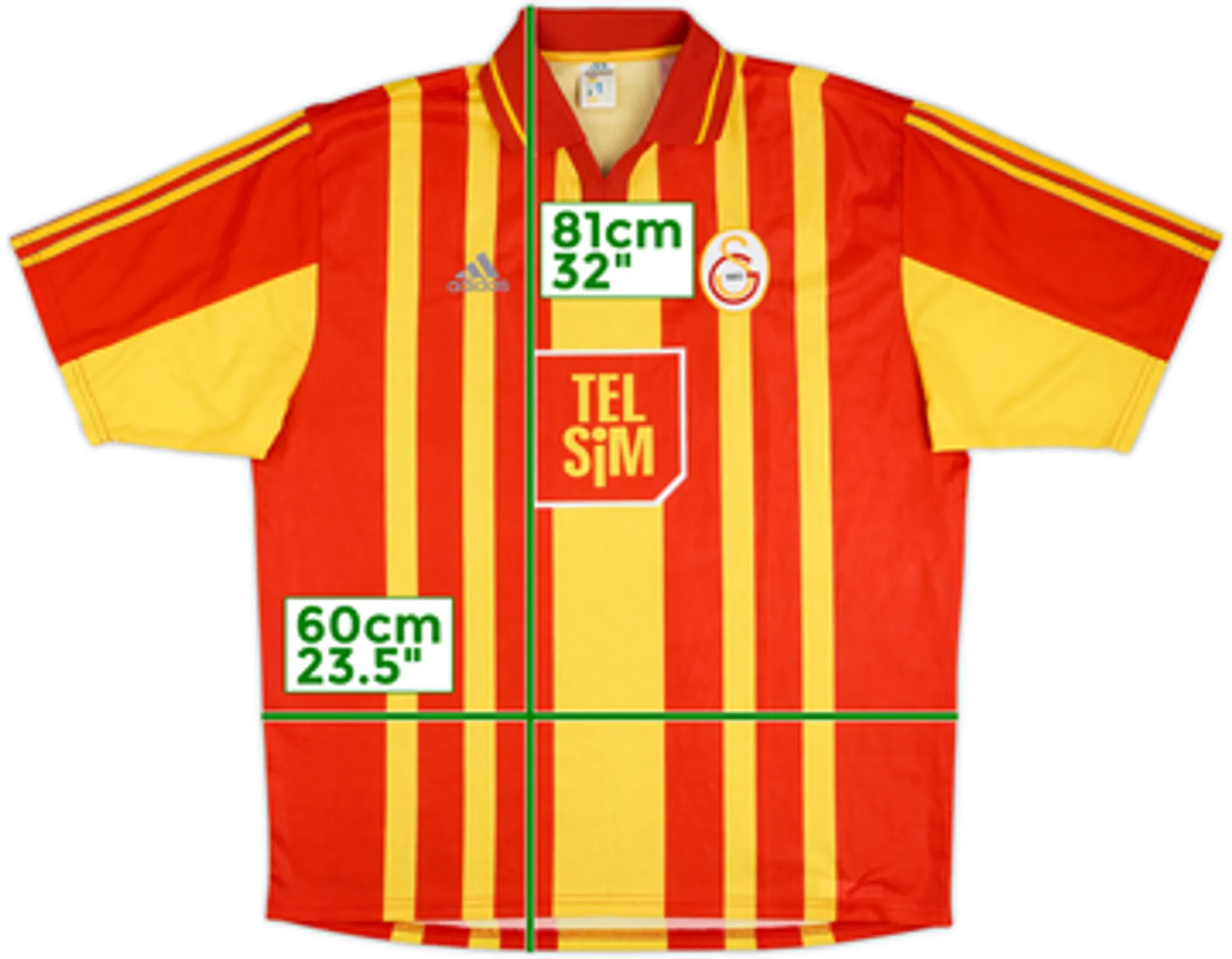 2000-01 Galatasaray Home Shirt - 8/10 - (XL)