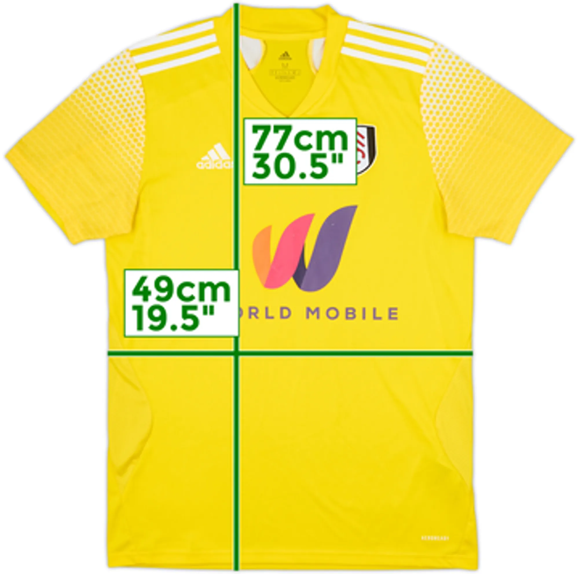 2021-22 Fulham Third Shirt - 6/10 - (M)