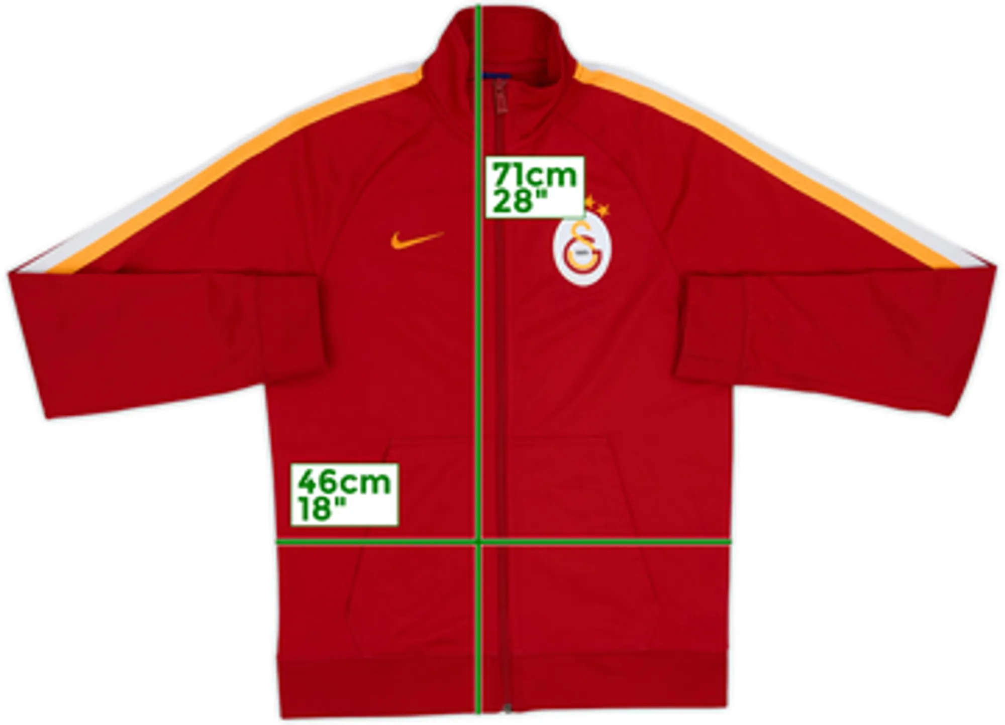 2018-19 Galatasaray Nike Track Jacket - 8/10 - (S)