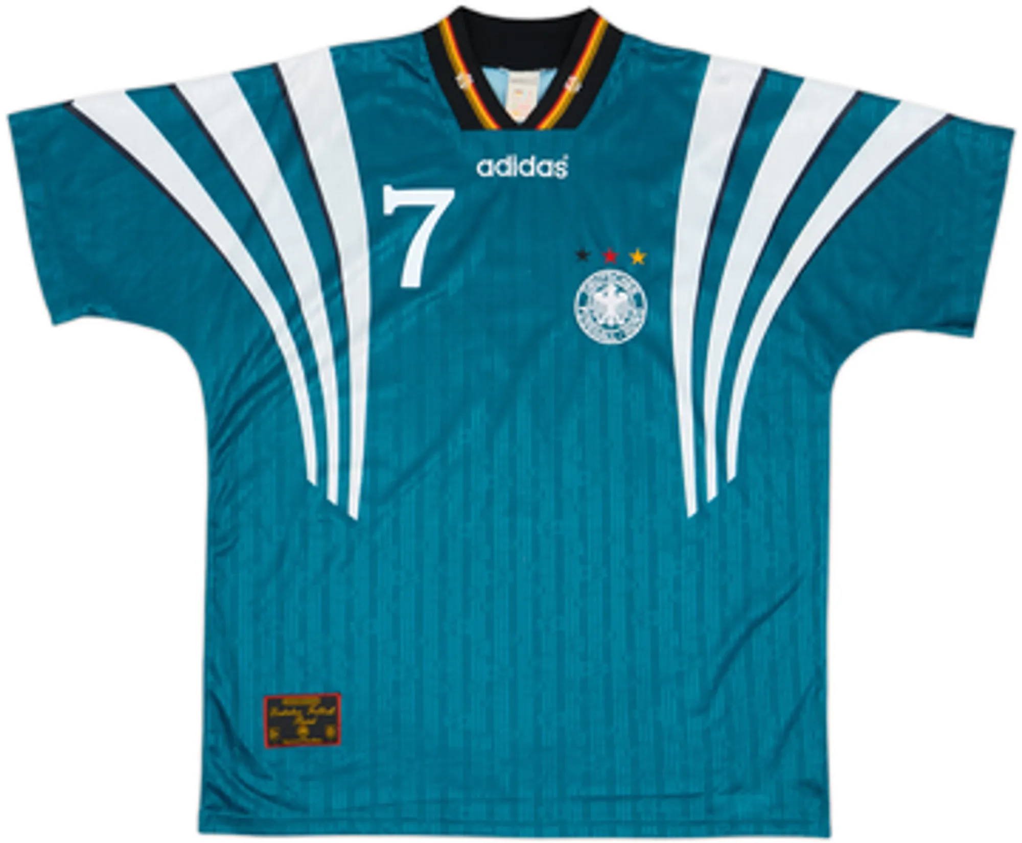 1996-98 Germany Away Shirt Moller #7VL