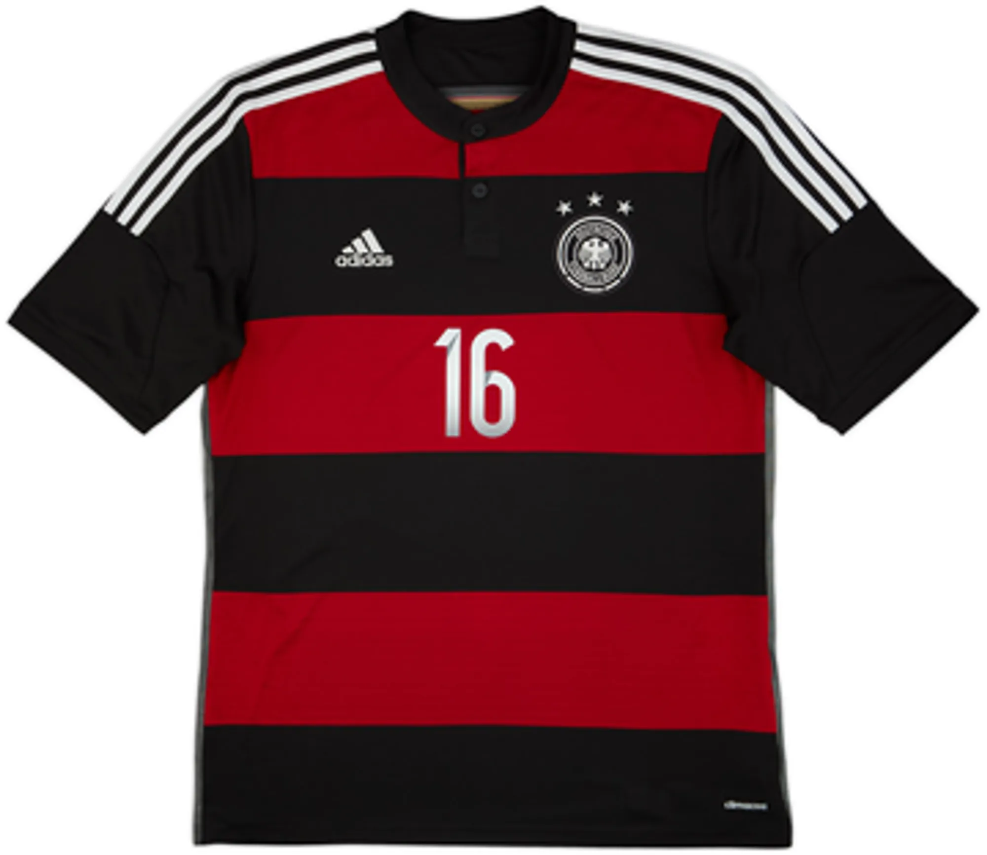 2014-15 Germany Away Shirt Lahm #16EXL