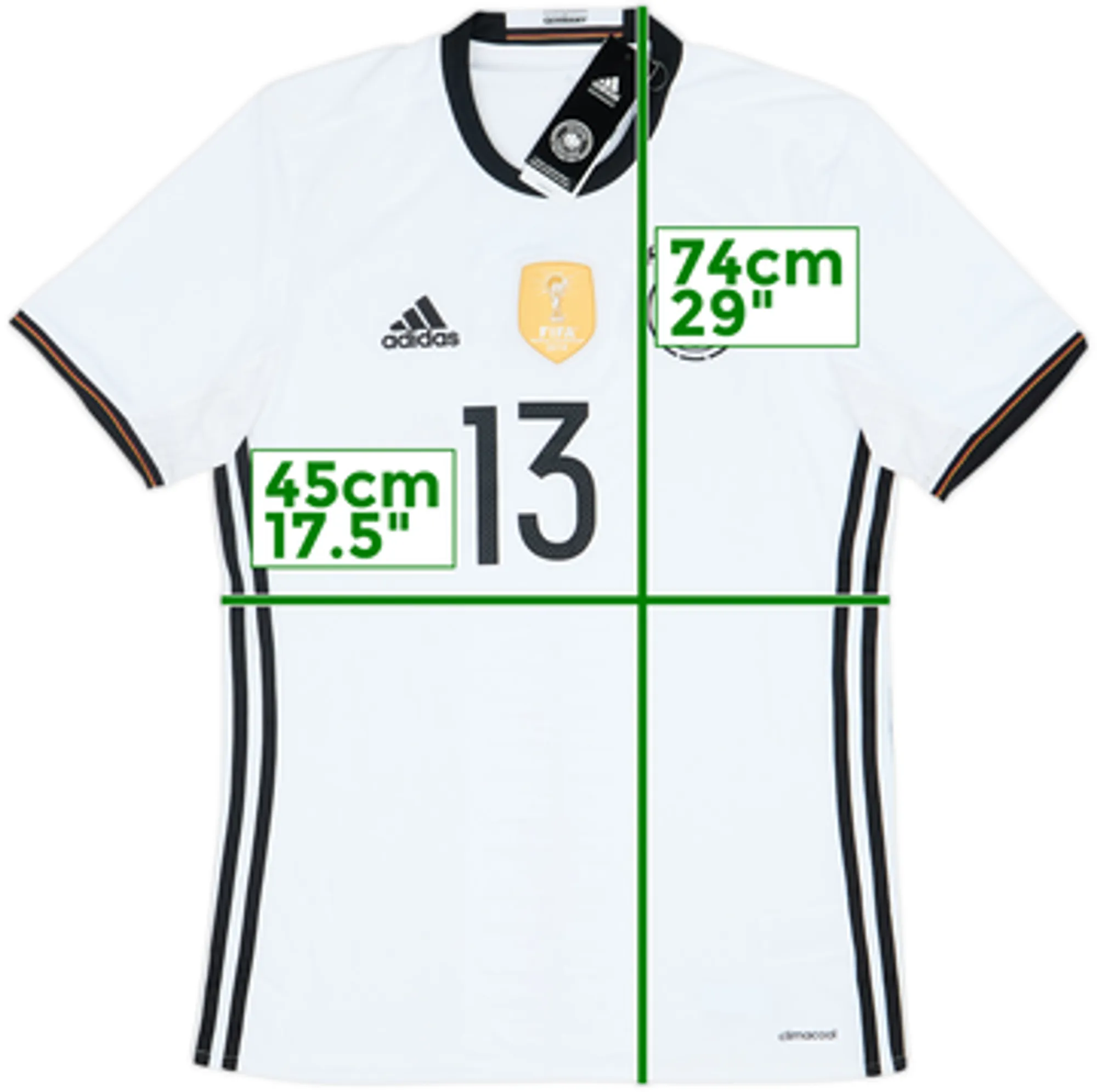 2015-16 Germany Home Shirt #13 (S)