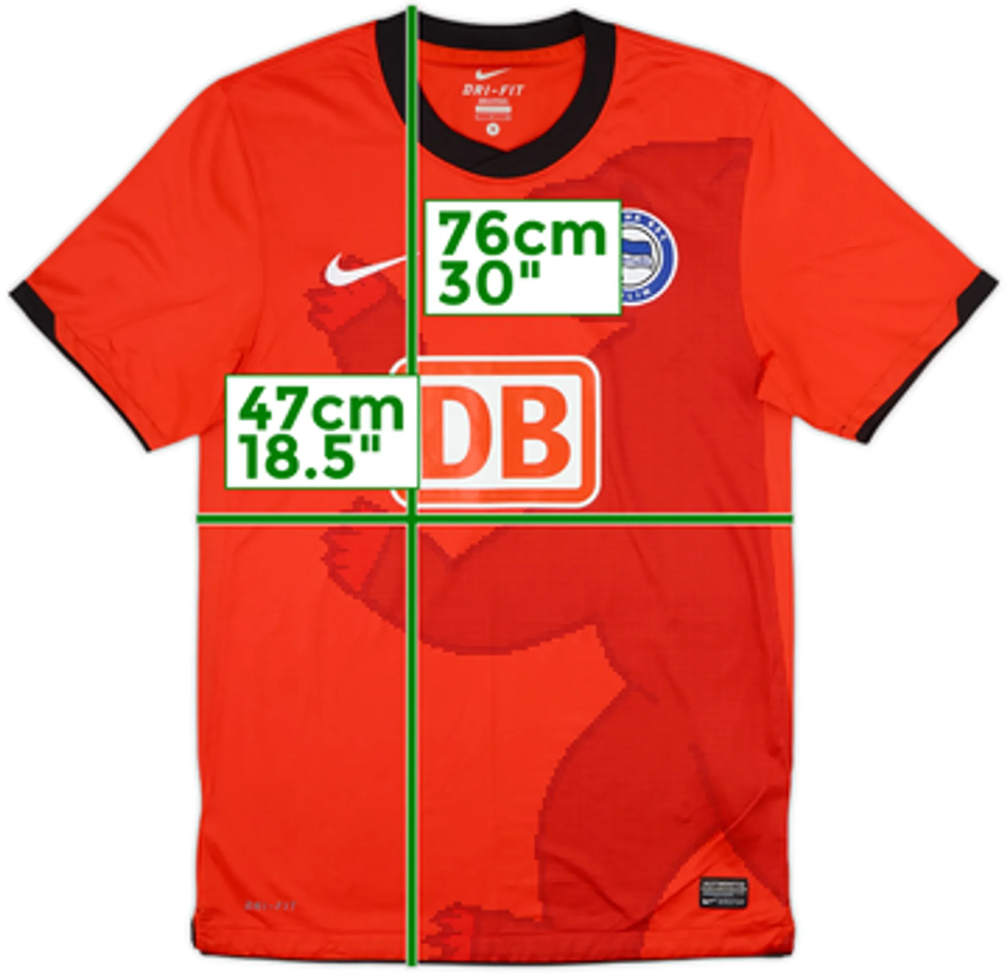 2010-11 Hertha Berlin Away Shirt - 7/10 - (S)