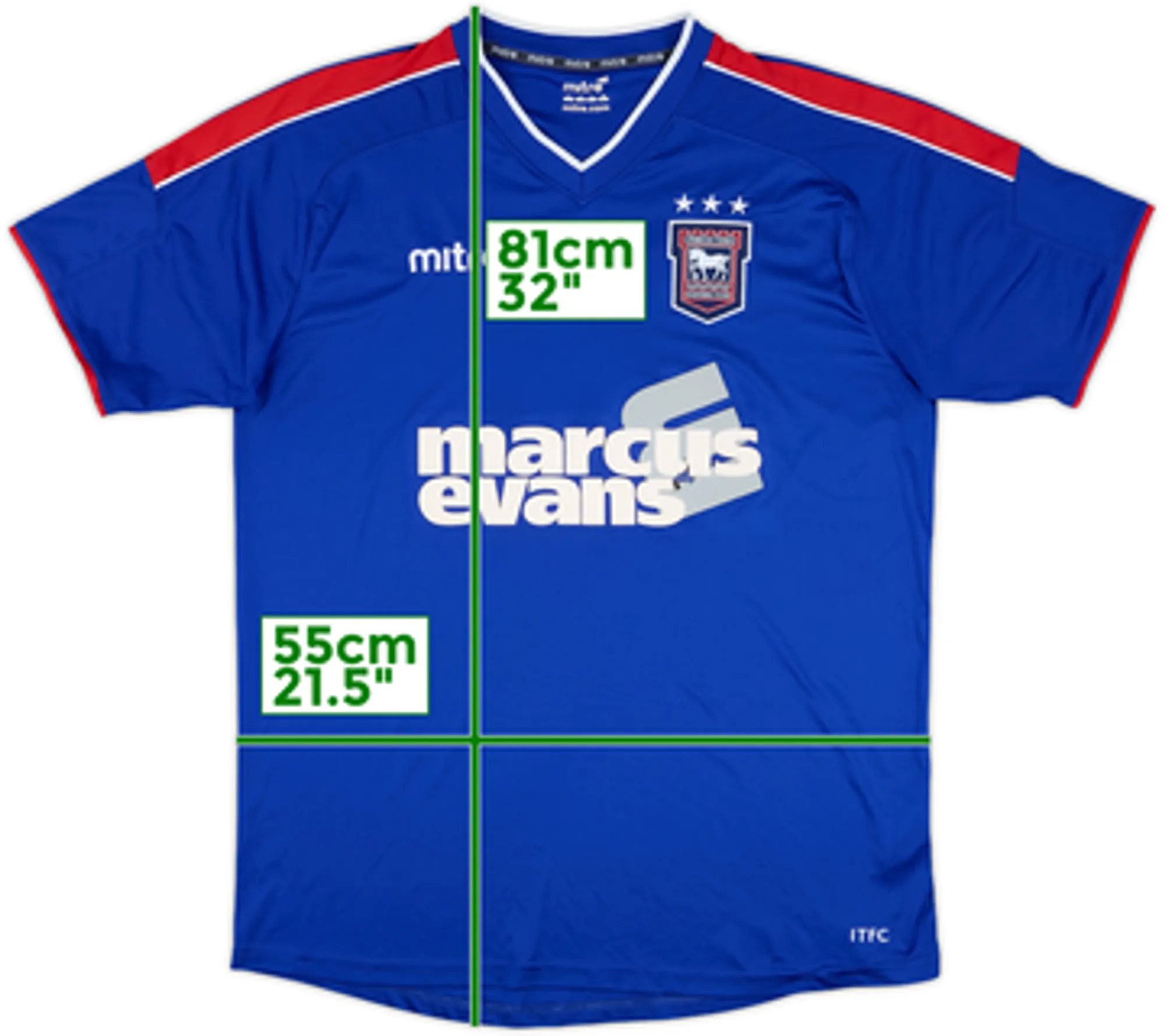 2012-13 Ipswich Home Shirt - 5/10 - (L)