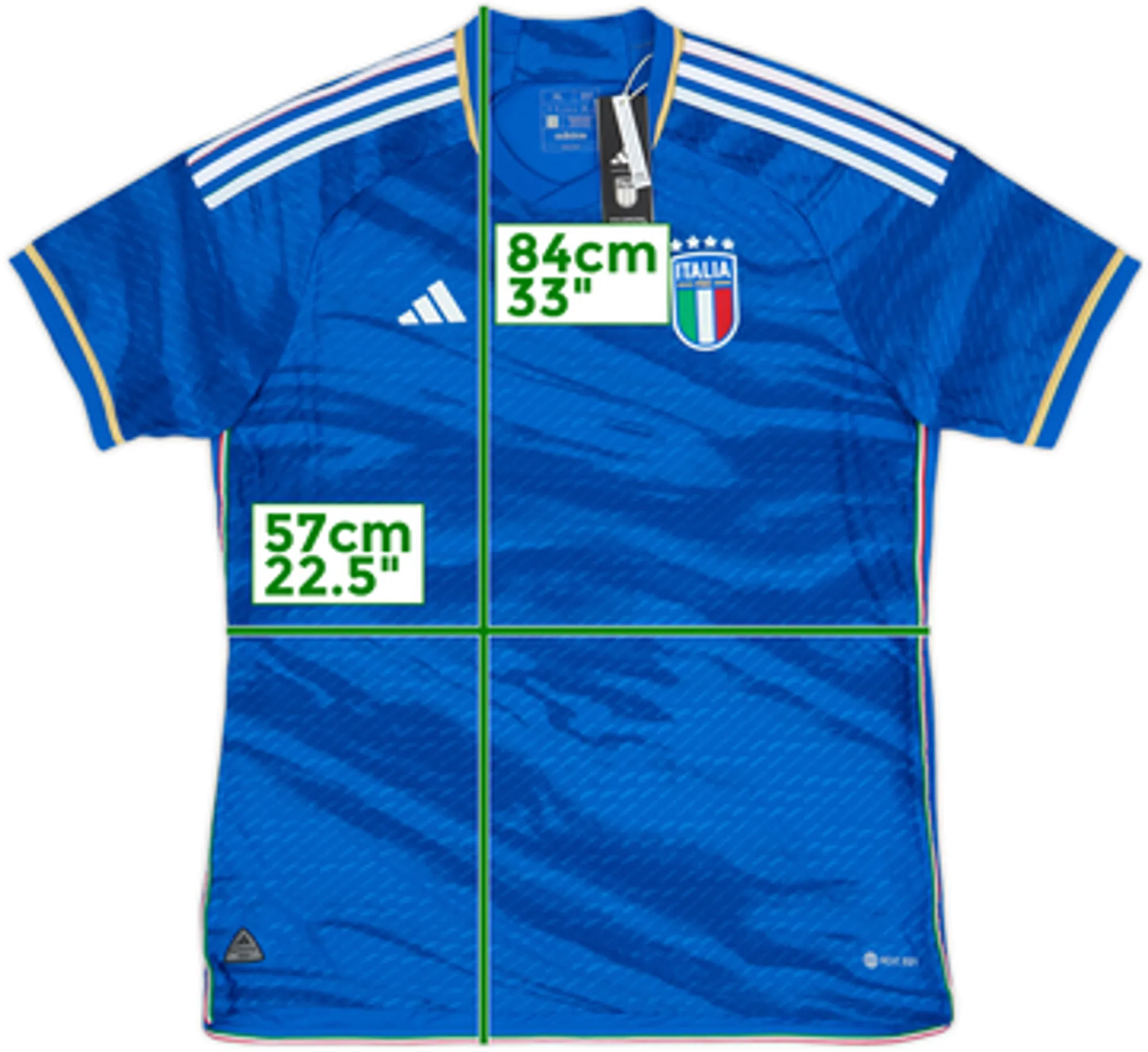 2023-24 Italy Authentic Home Shirt (XL)