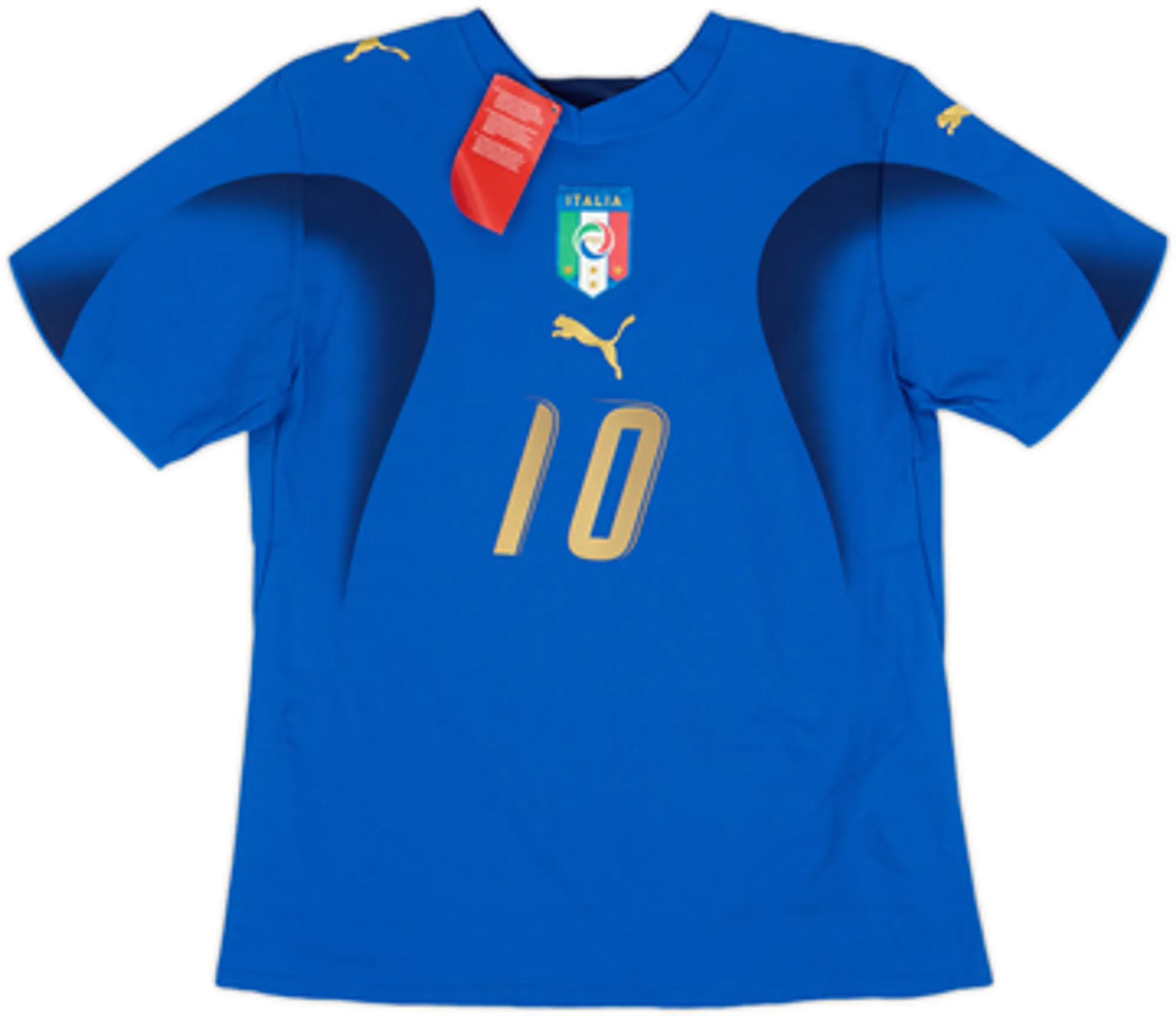 2006 Italy Home Shirt Totti #10 (Women's L)