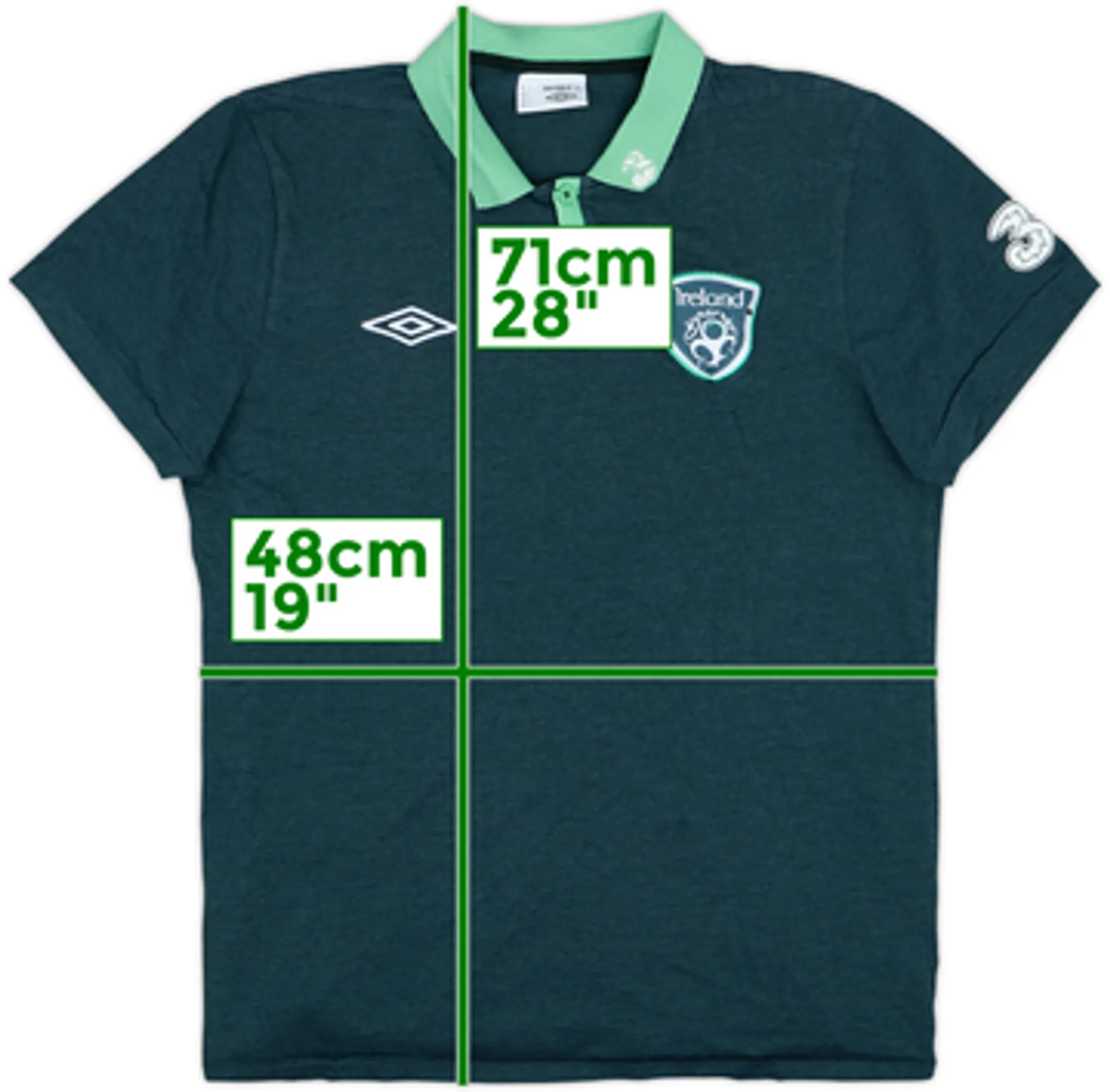 2012-13 Ireland Polo Shirt - 8/10 - (Women's L)