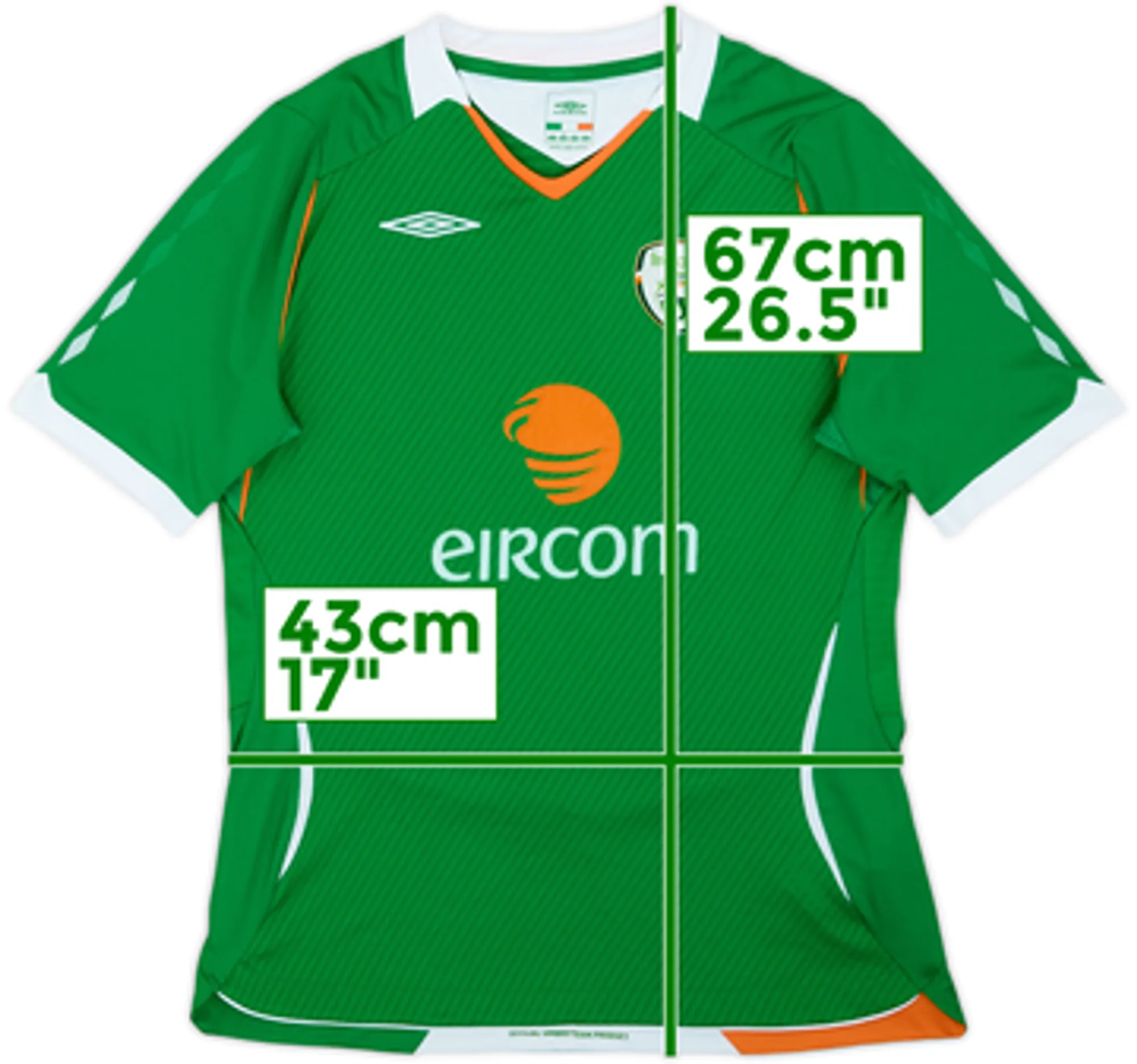 2008-10 Ireland Home Shirt - 9/10 - (Women's M)