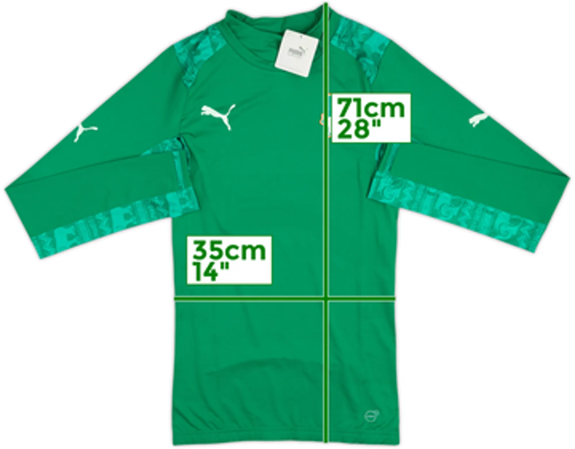 2014-16 Ivory Coast Authentic (ACTV Fit) Away L/S Shirt (M)