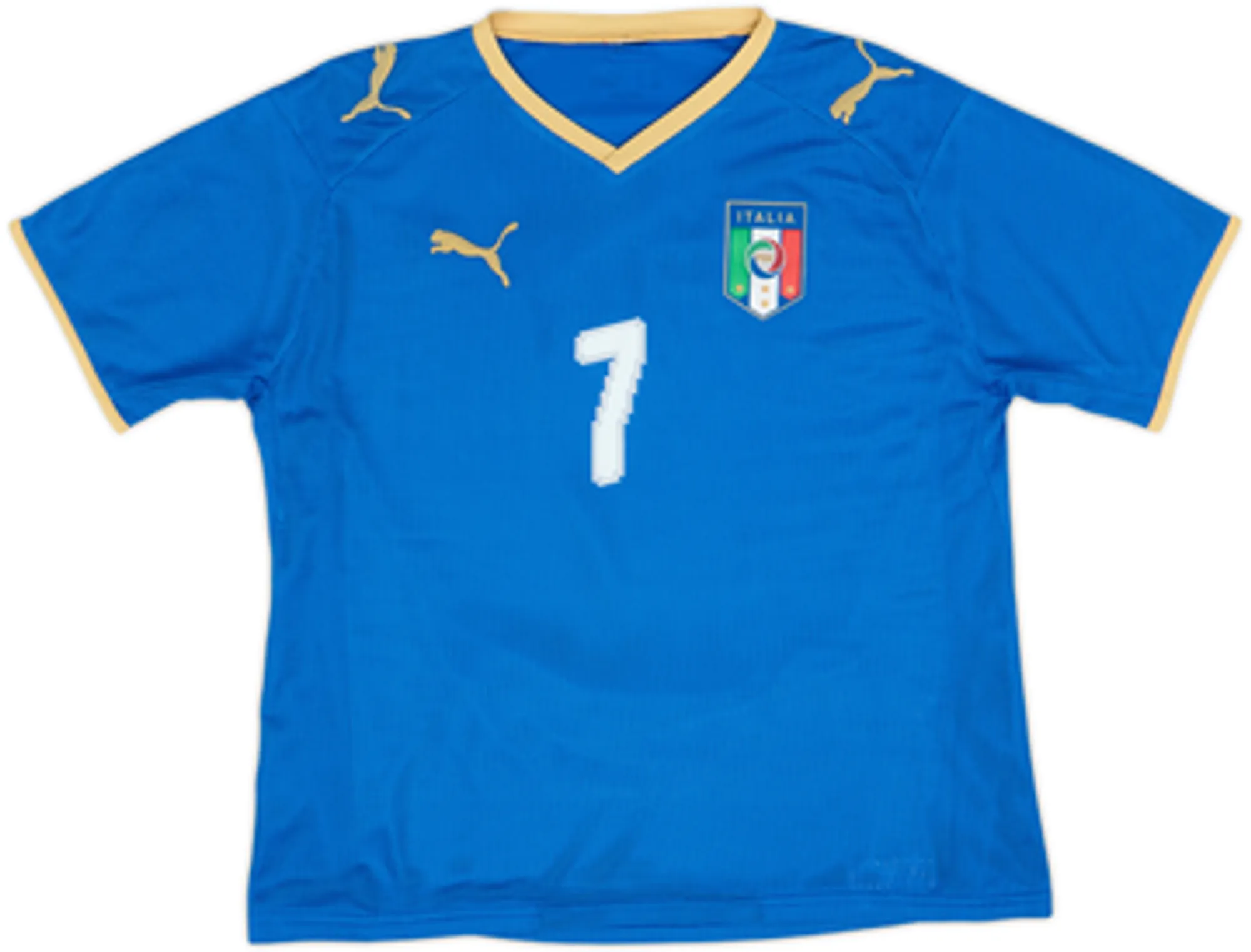 2007-08 Italy Home Shirt Del Piero #7 - 9/10 - (S)