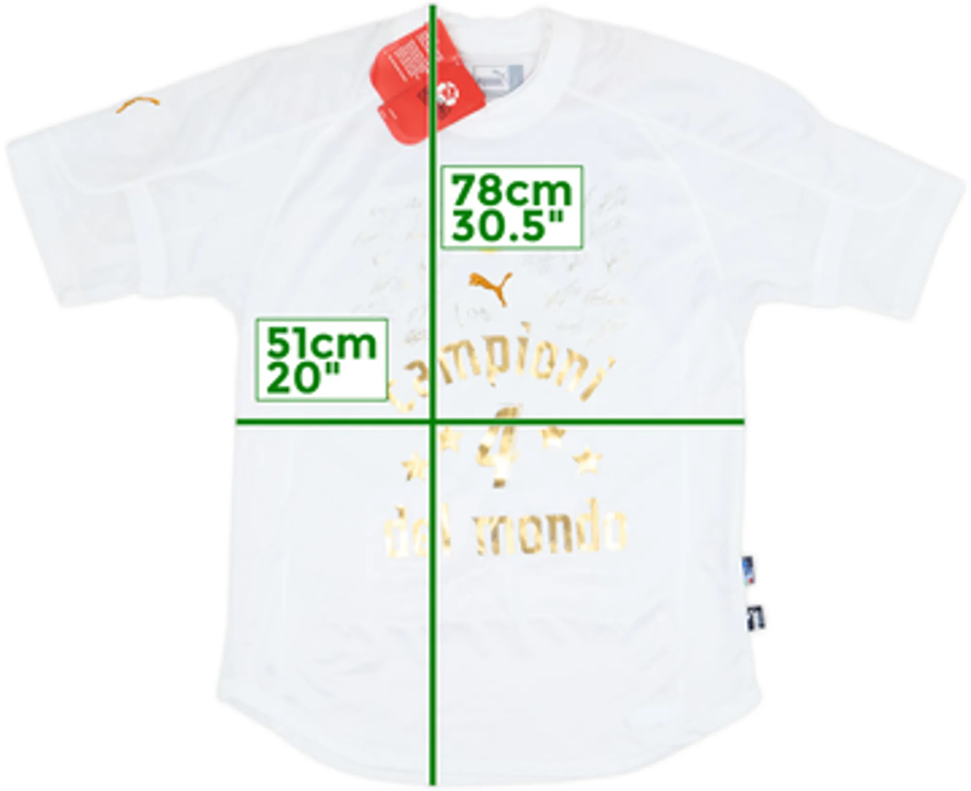 2004-06 Italy 'Campioni del Mondo' 'Signed' Away Shirt (L)