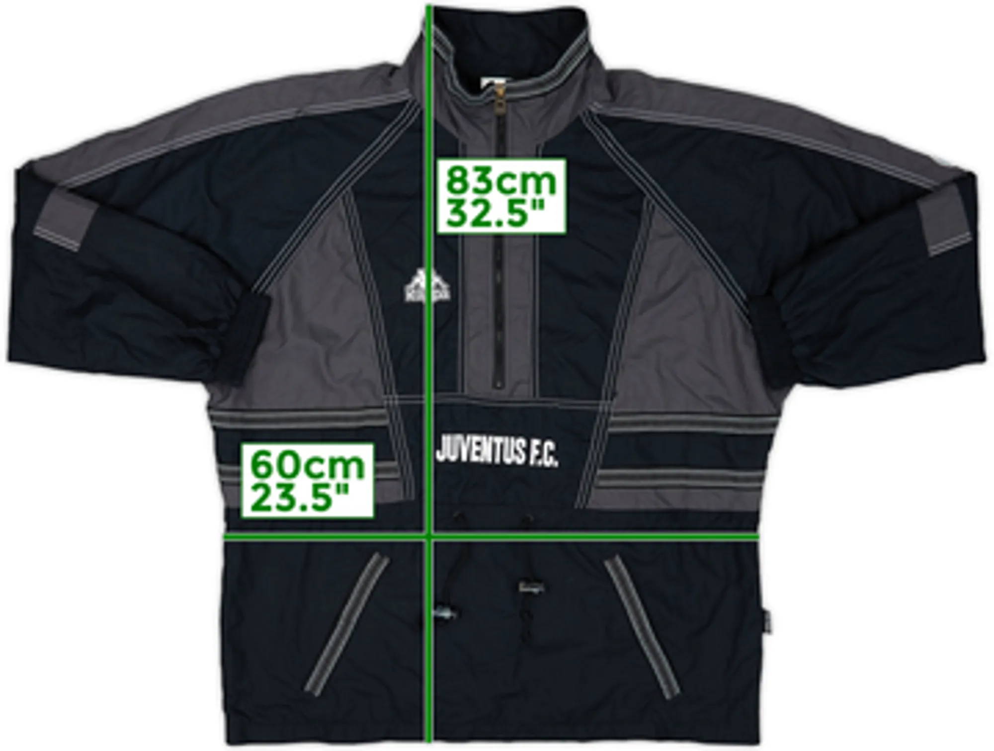 1996-97 Juventus Kappa 1/2 Zip Track Jacket - 9/10 - (M/L)