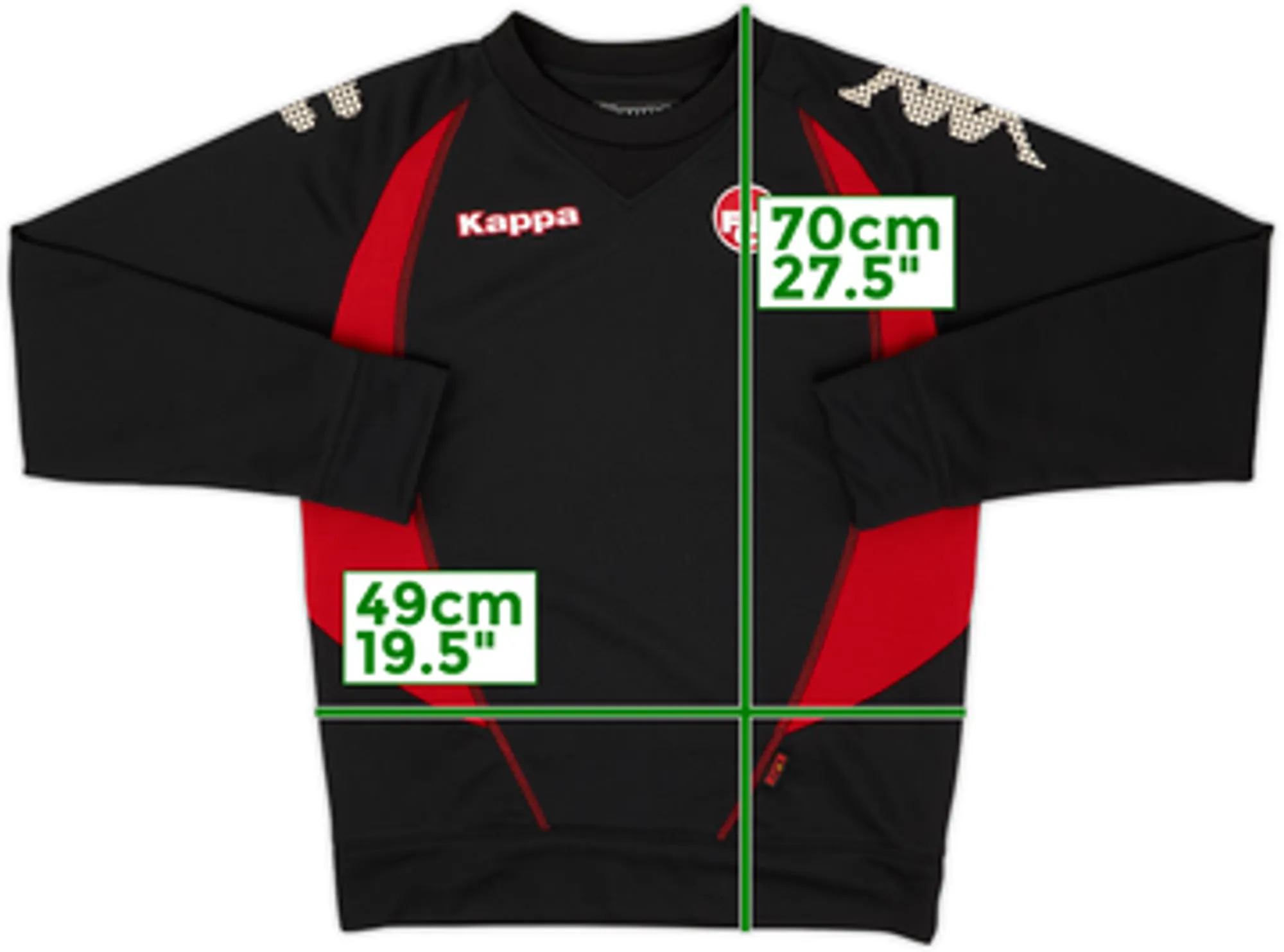 2008-09 Kaiserslautern Kappa Sweat Top - 7/10 - (M)