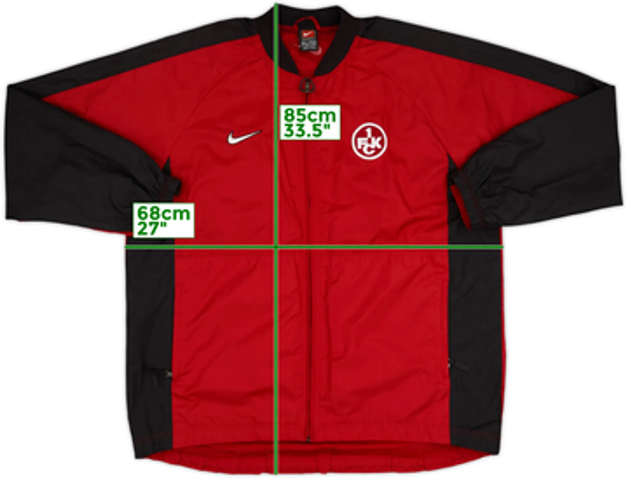 1999-00 Kaiserslautern Nike Track Jacket - 8/10 - (L)