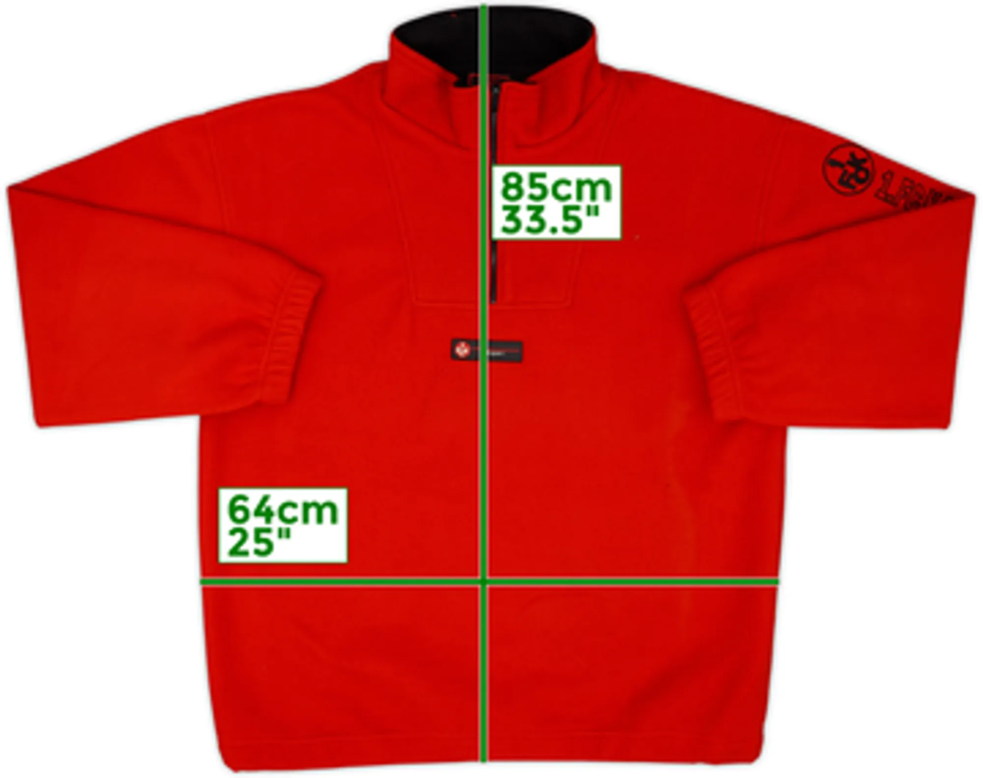 2010s Kaiserslautern 1/4 Zip Fleece Top - 10/10 - (XL)