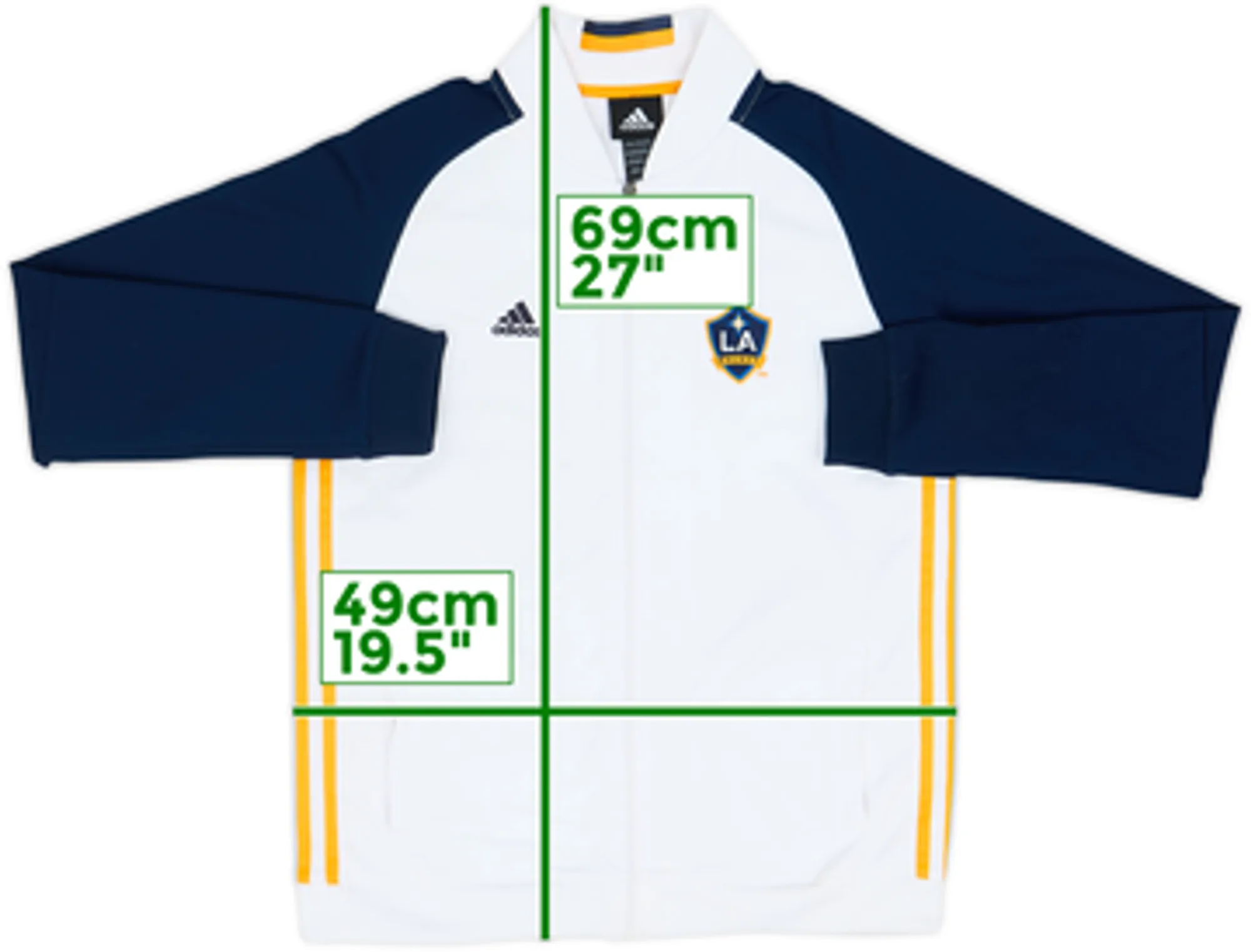 2015-16 LA Galaxy adidas Track Jacket - 8/10 - (L.Boys)