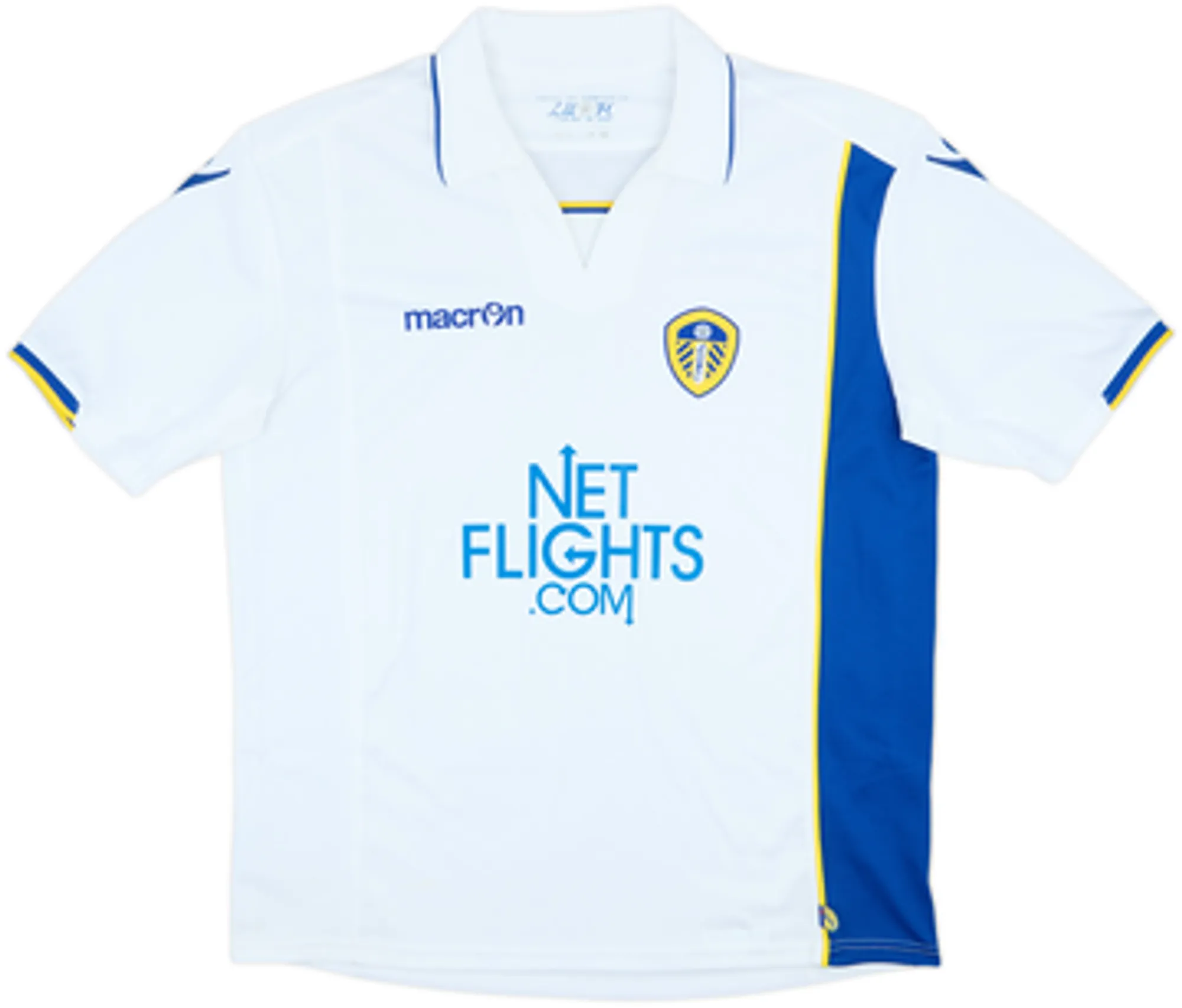 2009-10 Leeds United Home Shirt Beckford #9 - 7/10 - (M)