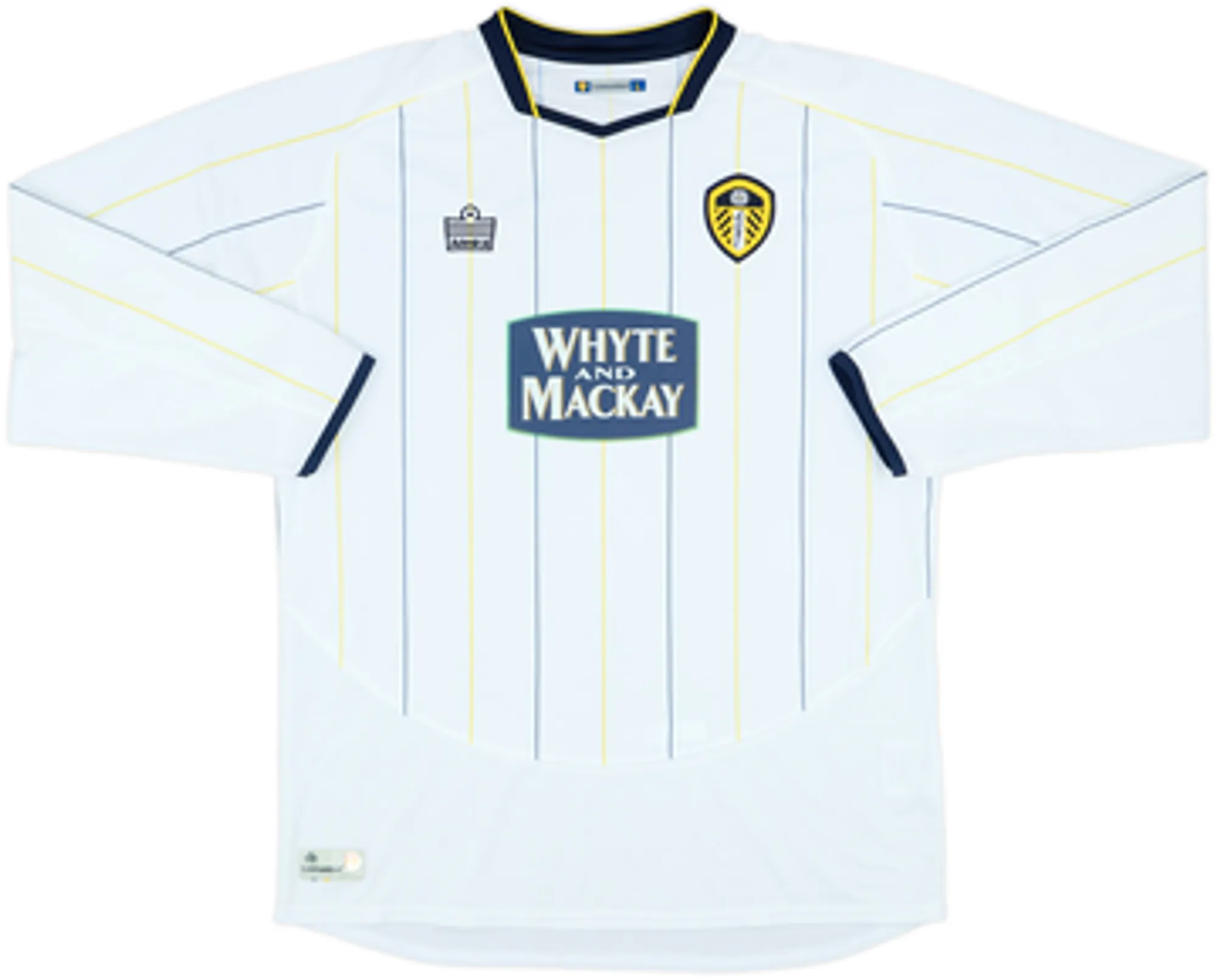 2005-06 Leeds United Home L/S Shirt Beckford #32 - 8/10 - (L)