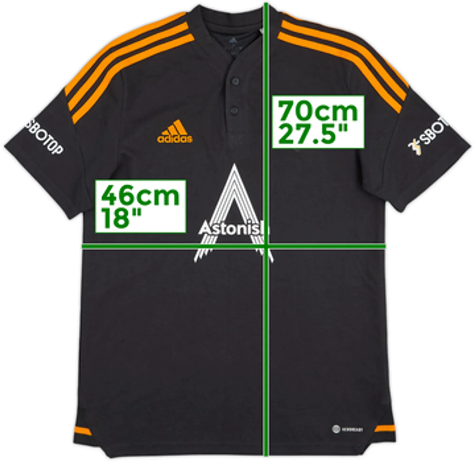 2022-23 Leeds adidas Polo Shirt - 9/10 - (S)
