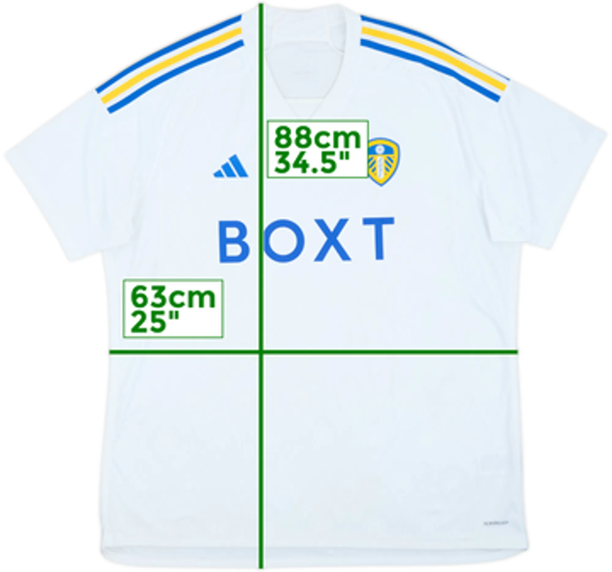 2023-24 Leeds Home Shirt - 7/10 - (XXL)