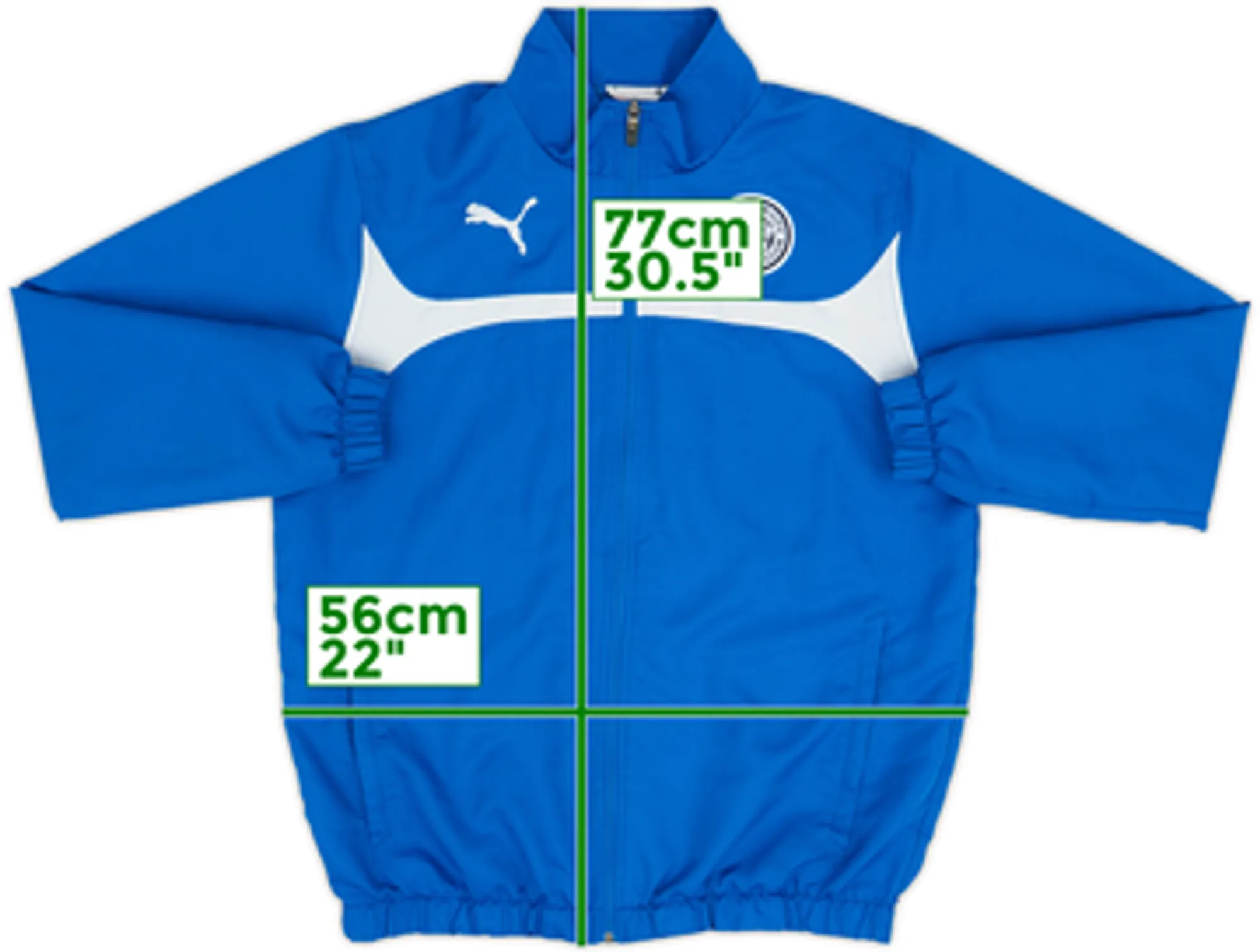 2014-15 Leicester City Puma Track Jacket - 8/10 - (M)