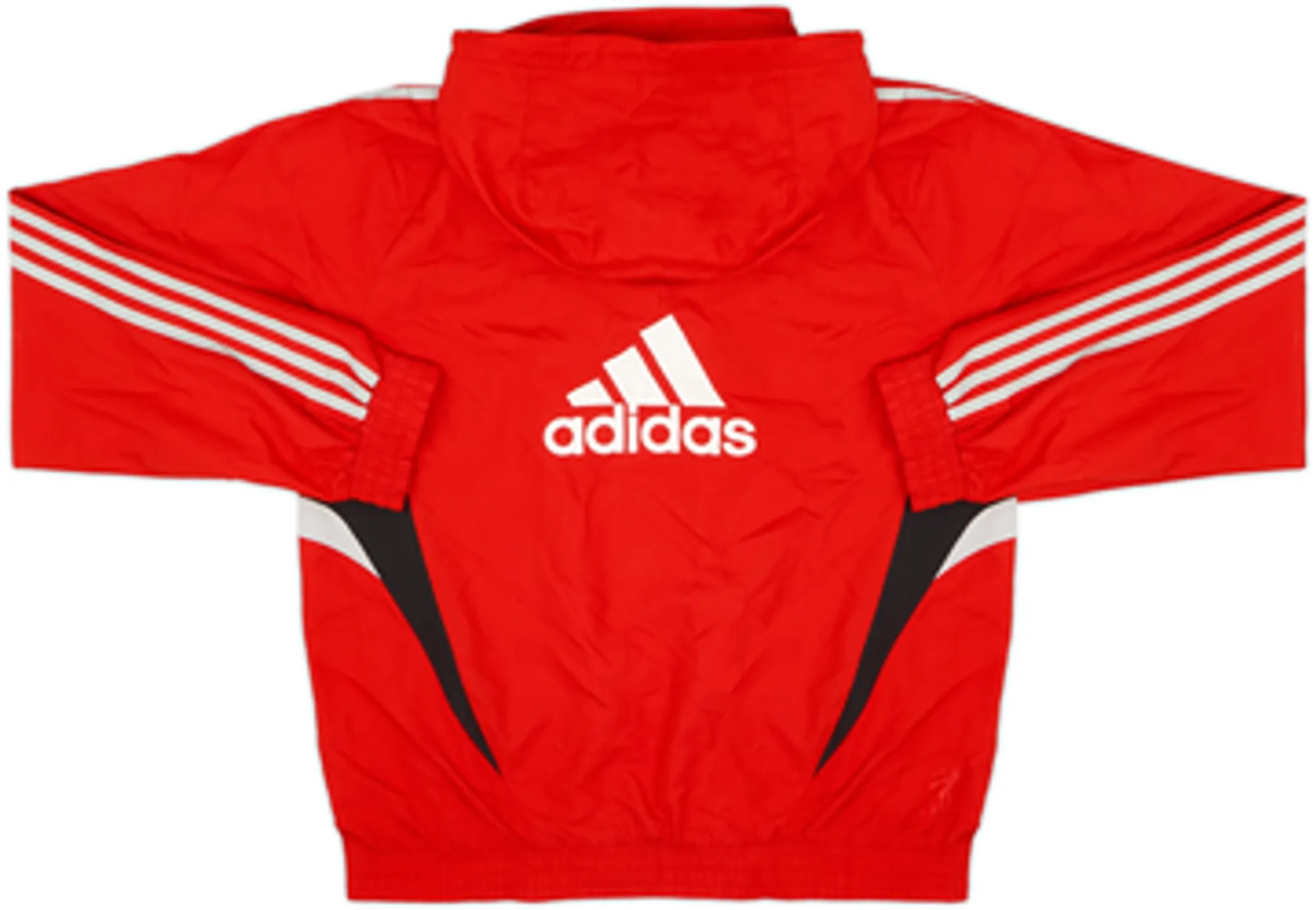 2008-09 Liverpool adidas 1/4 Zip Hooded Track Jacket - 6/10 - (M/L)