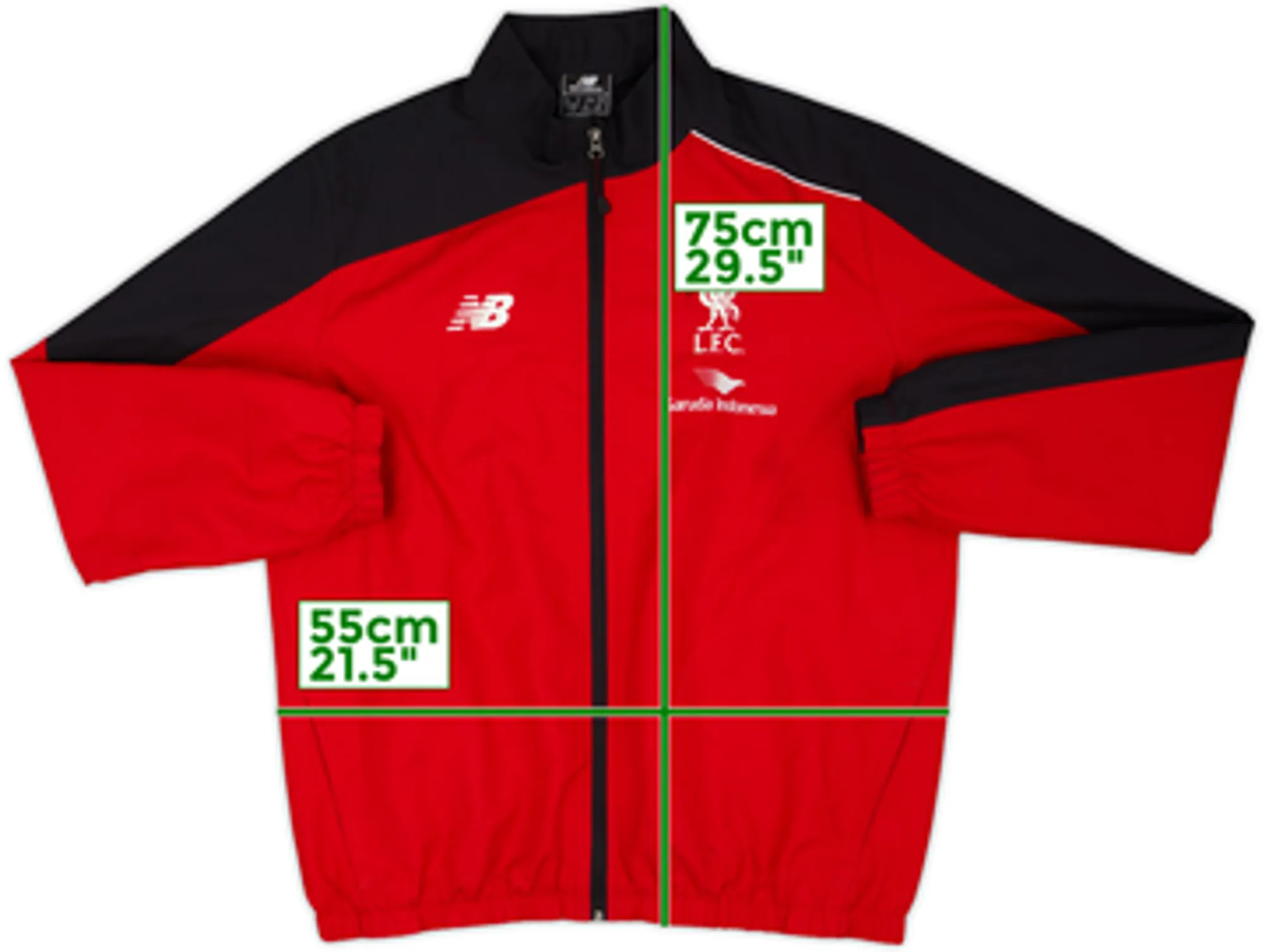 2015-16 Liverpool Warrior Track Jacket - 7/10 - (L)