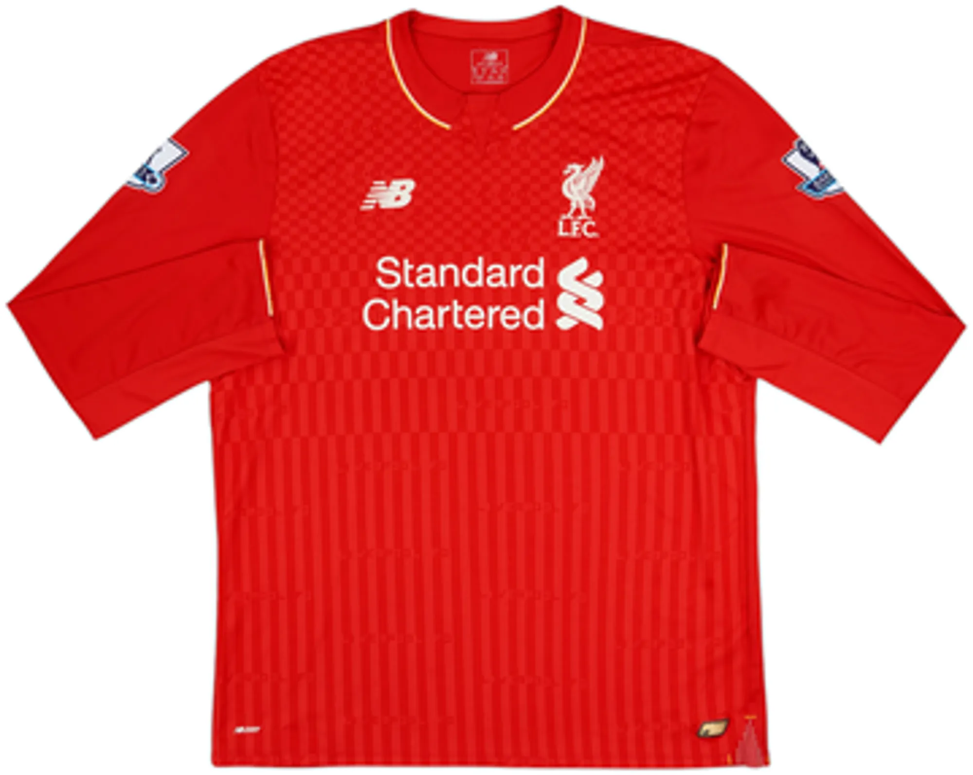 2015-16 Liverpool Home L/S Shirt Firmino #11 - 8/10 - (XL.Boys)