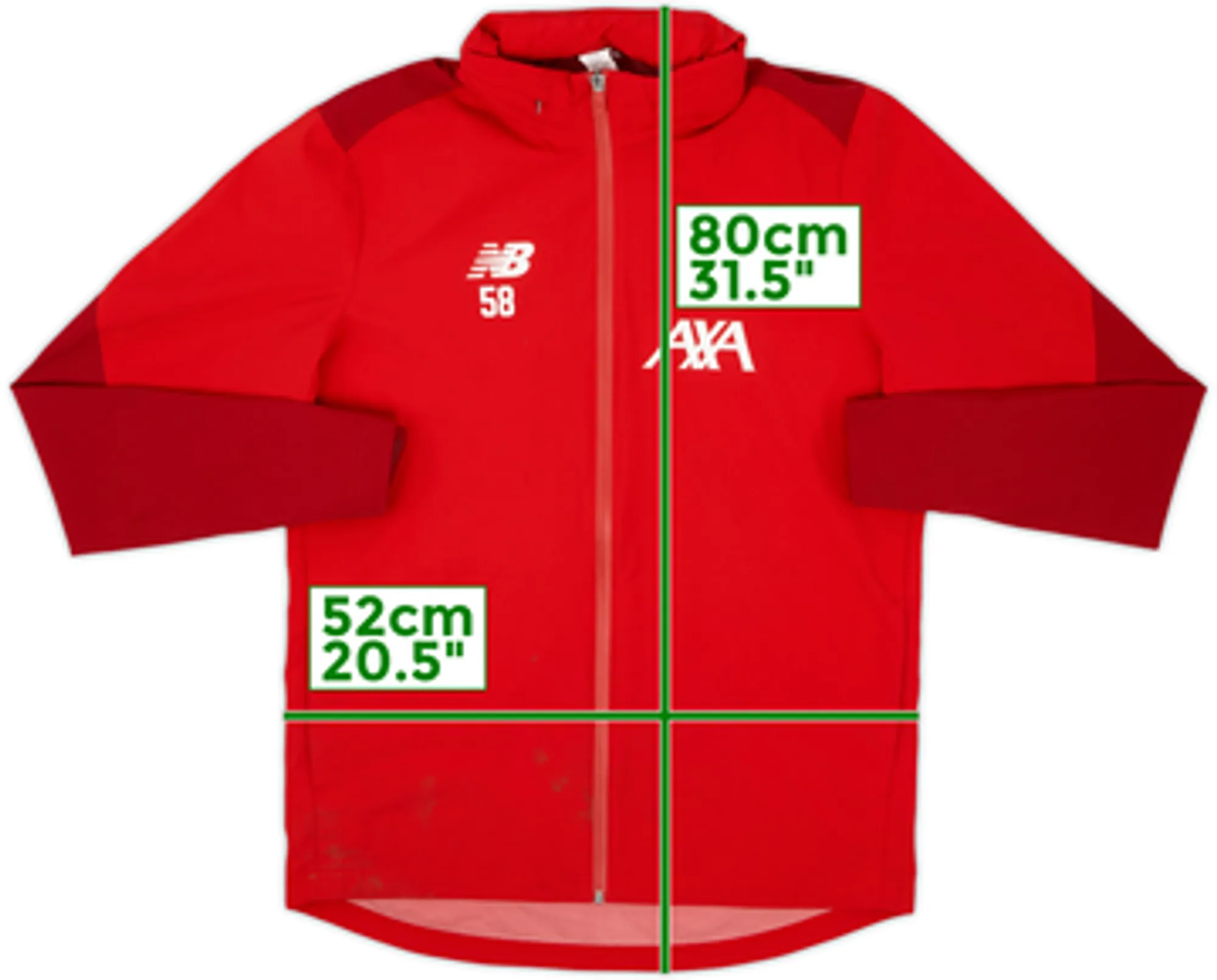 2019-20 Liverpool Player Issue New Balance Hooded Track Jacket - 8/10 - (M)
