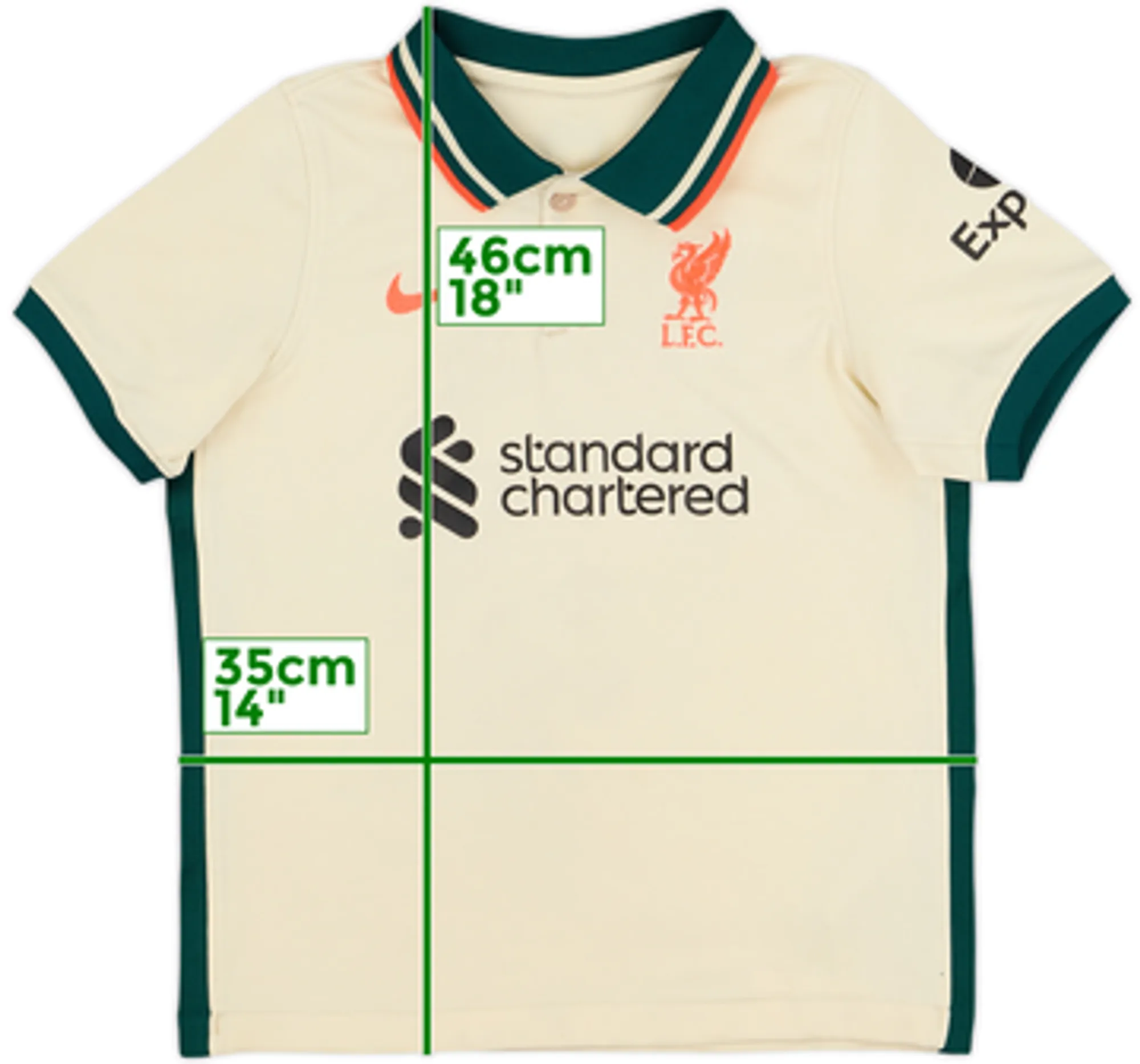 2021-22 Liverpool Away Shirt - 7/10 - (4-5 Years)