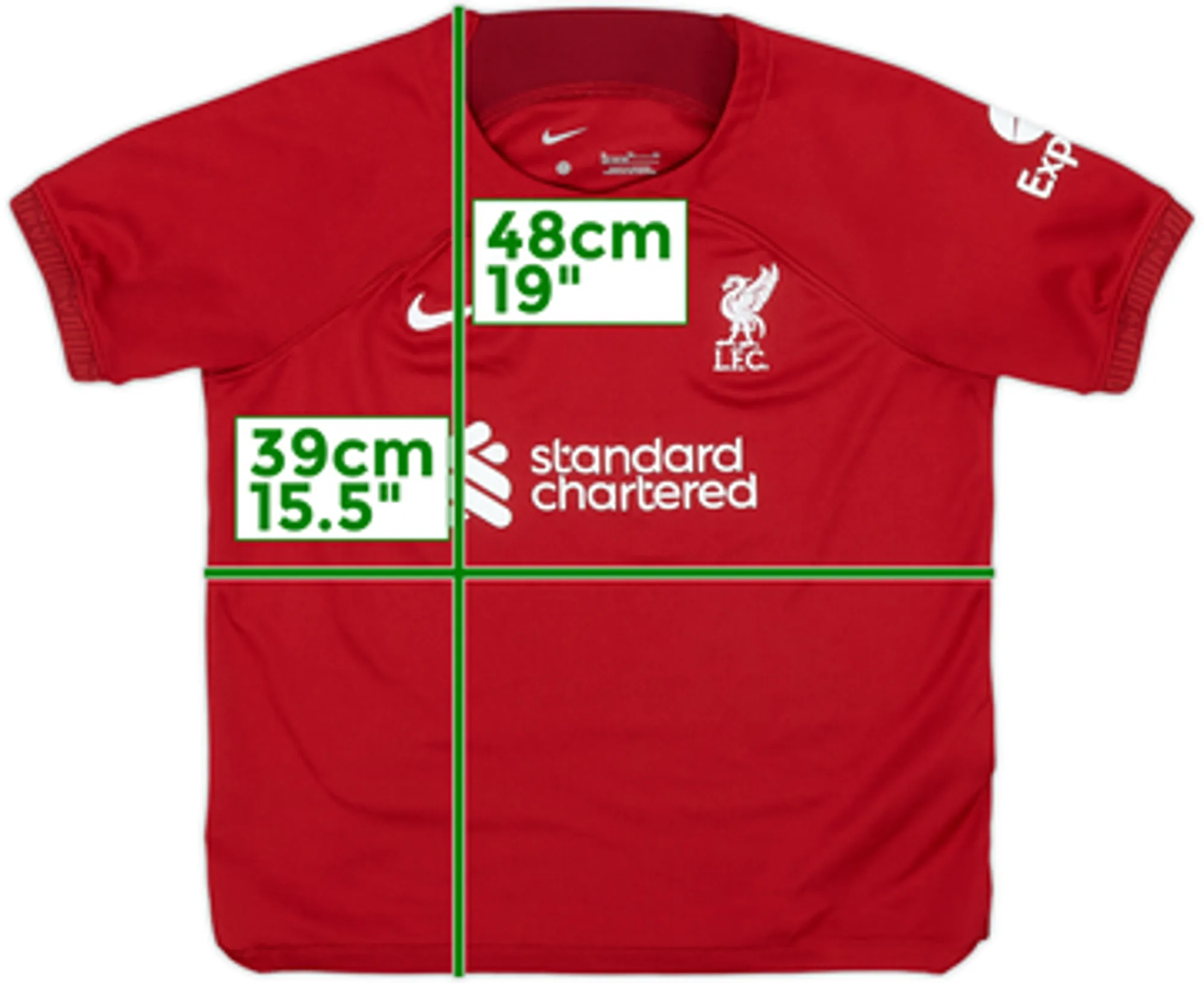 2022-23 Liverpool Home Shirt - 10/10 - (7-8 Years)