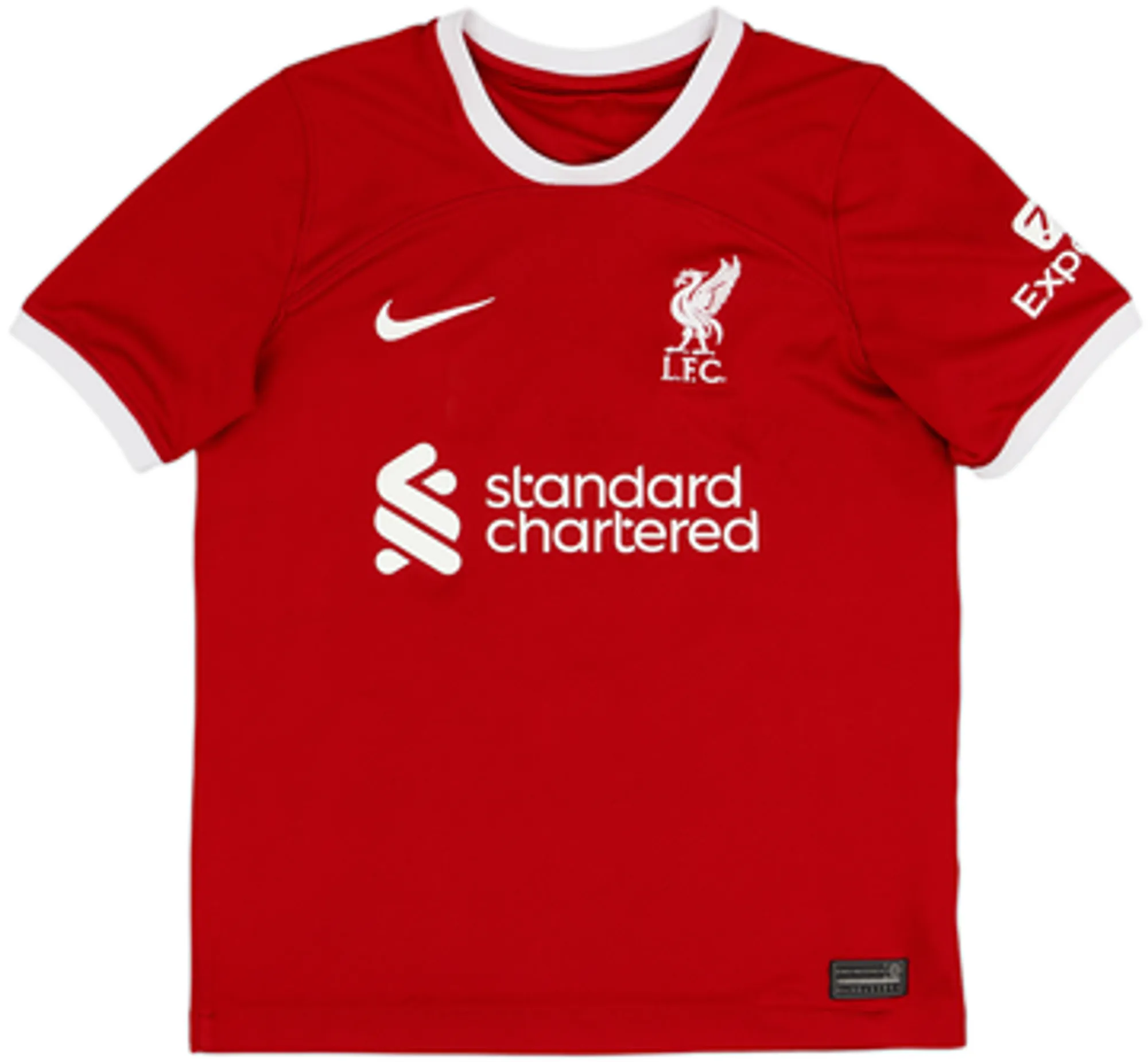 2023-24 Liverpool Home Shirt Luis Diaz #23 - 8/10 - (M.Boys)