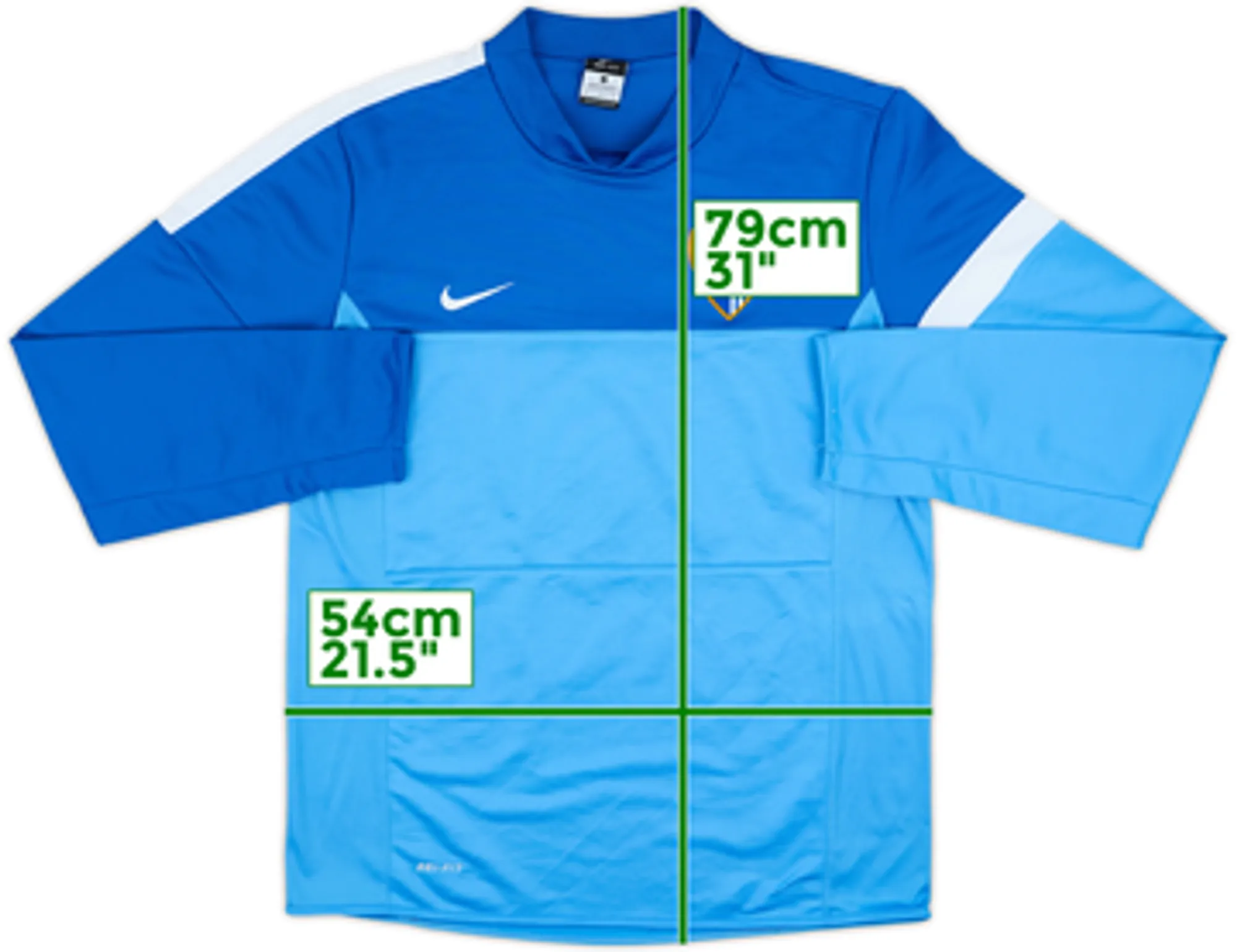 2015-16 Malaga Nike Drill Top - 8/10 - (L)