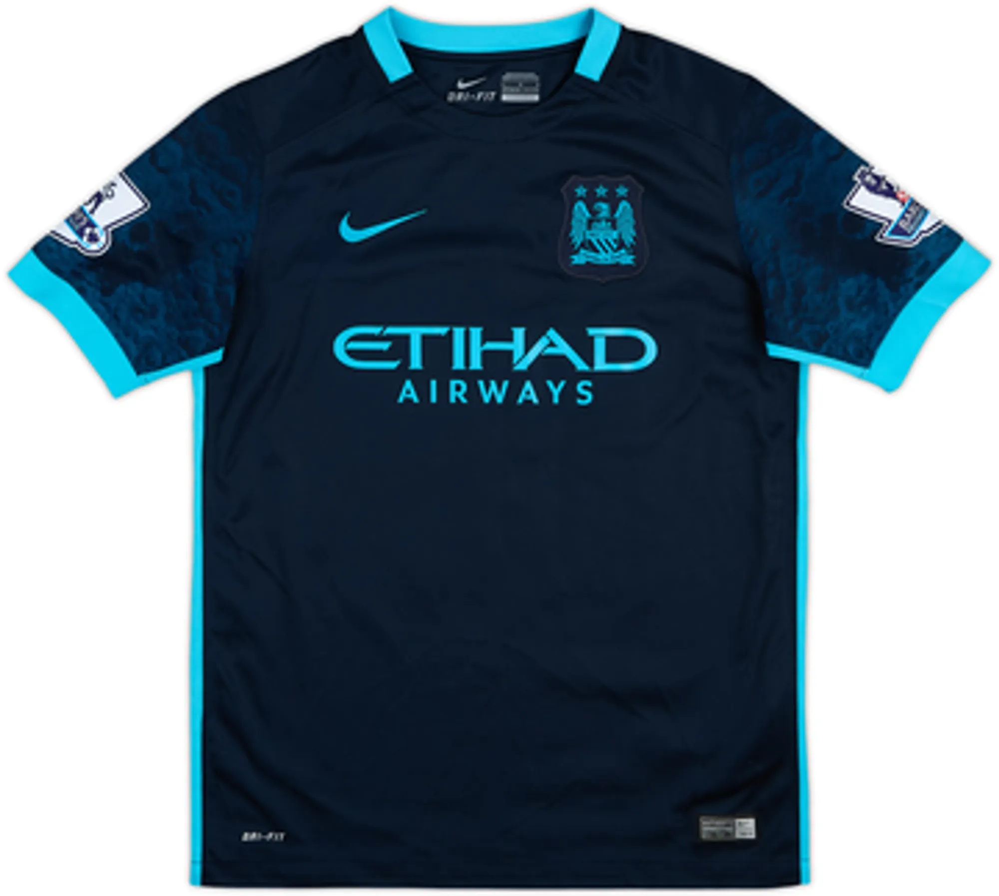 2015-16 Manchester City Away Shirt Delph #18 - 8/10 - (L.Boys)