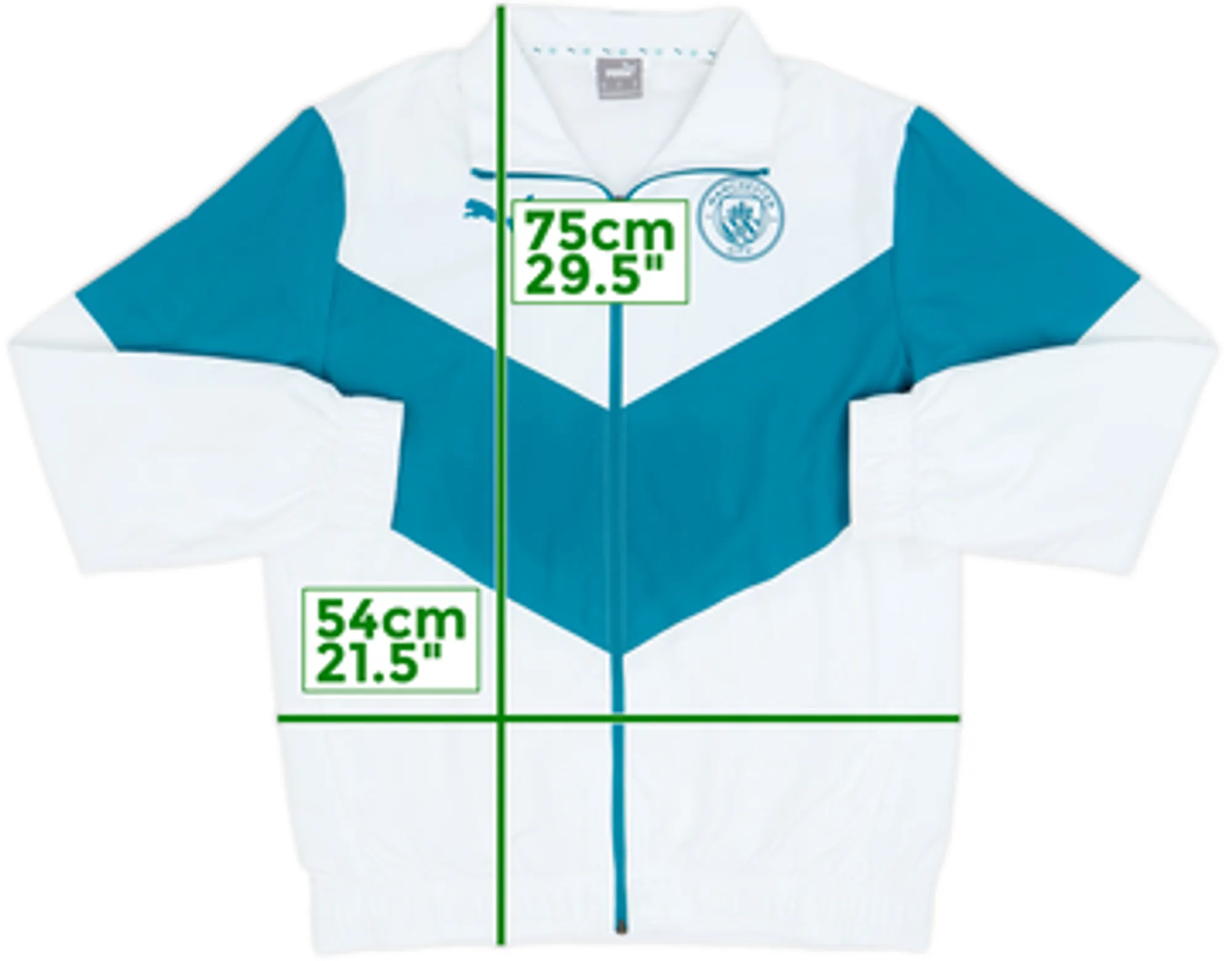2021-22 Manchester City Puma Pre-Match Jacket - 9/10 - (M)