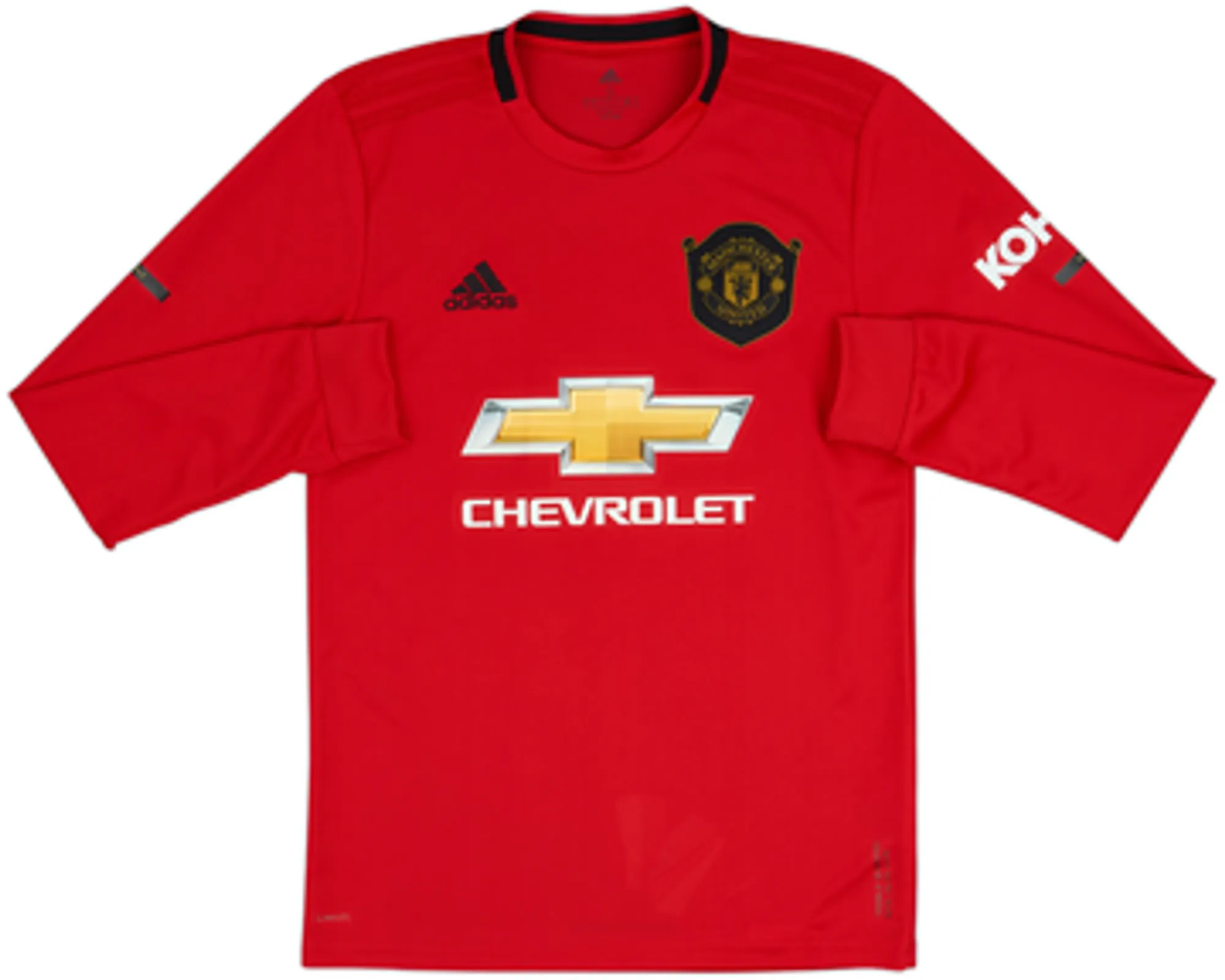 2019-20 Manchester United Home L/S Shirt B.Fernandes #18 - 10/10 - (S)