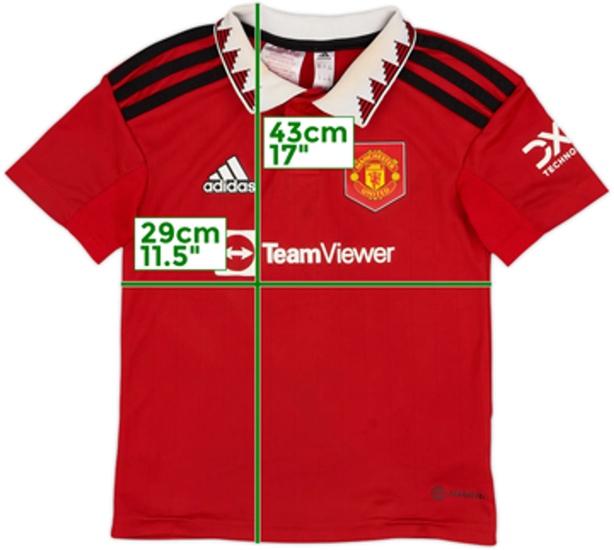 2022-23 Manchester United Home Shirt - 6/10 - (3-4 Years)