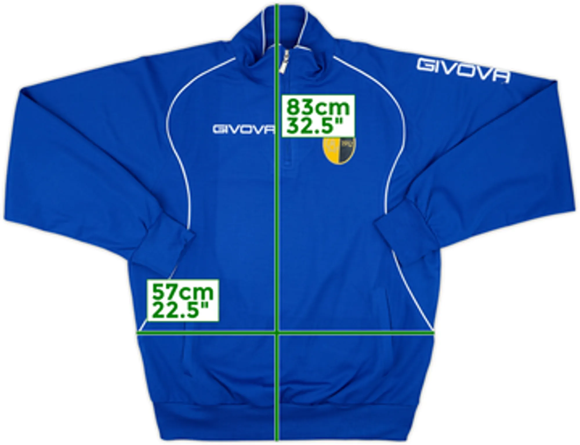 2011-12 Modena Givova 1/4 Zip Drill Top - 9/10 - (XXL)