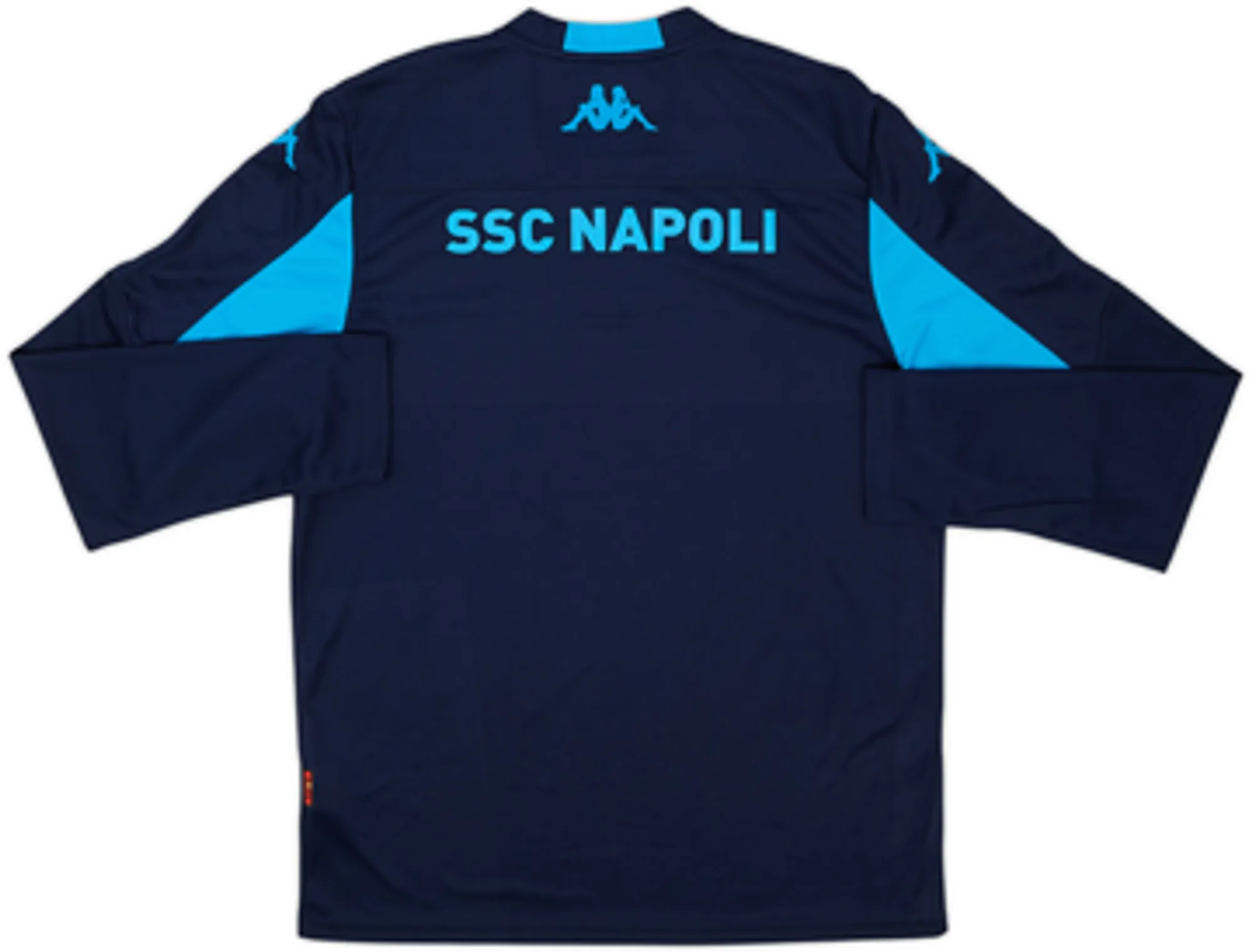 2015-16 Napoli Kappa Player Issue Training L/S Shirt #8 - 10/10 - (L)