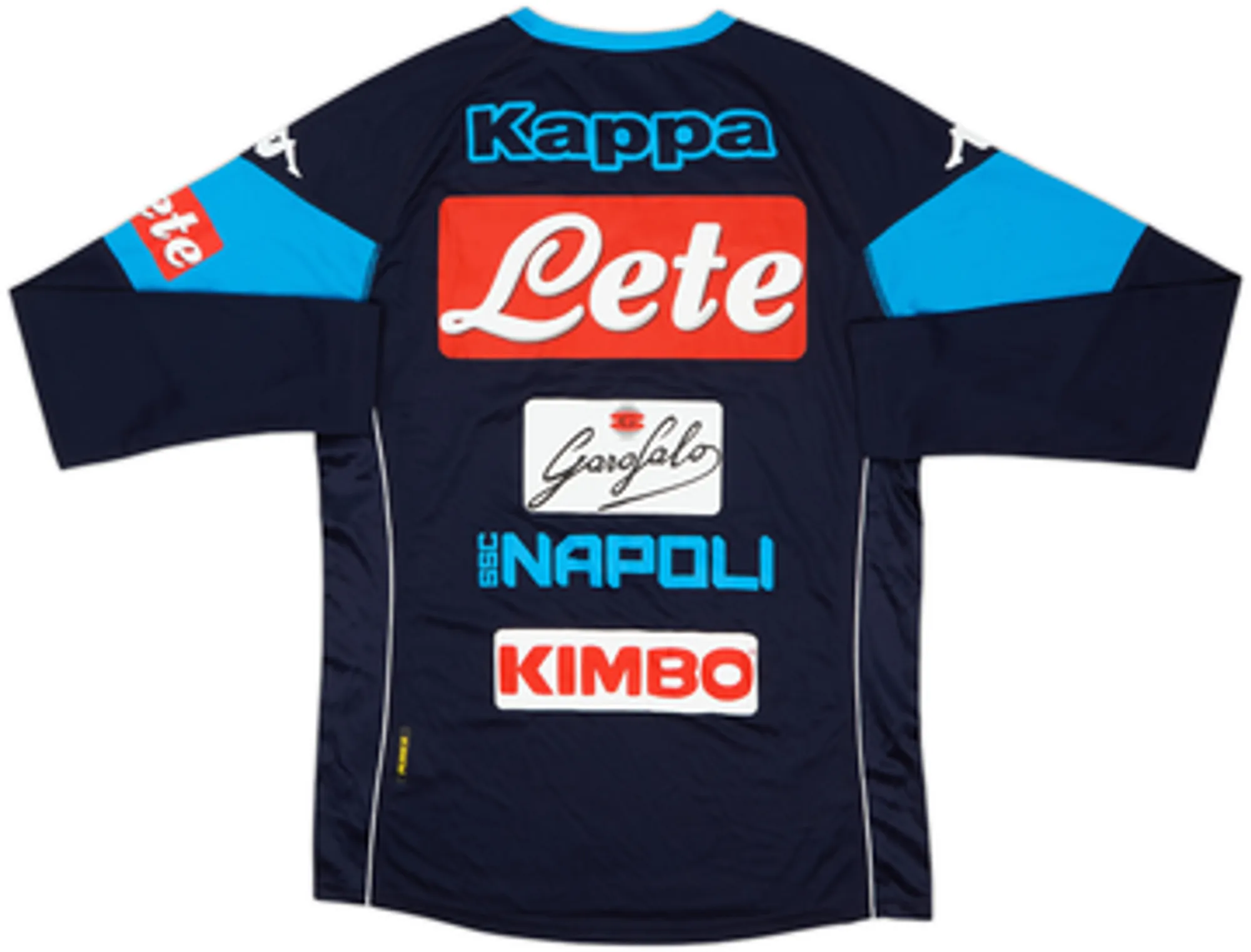 2017-18 Napoli Kappa Training L/S Shirt - 10/10 - (XL)