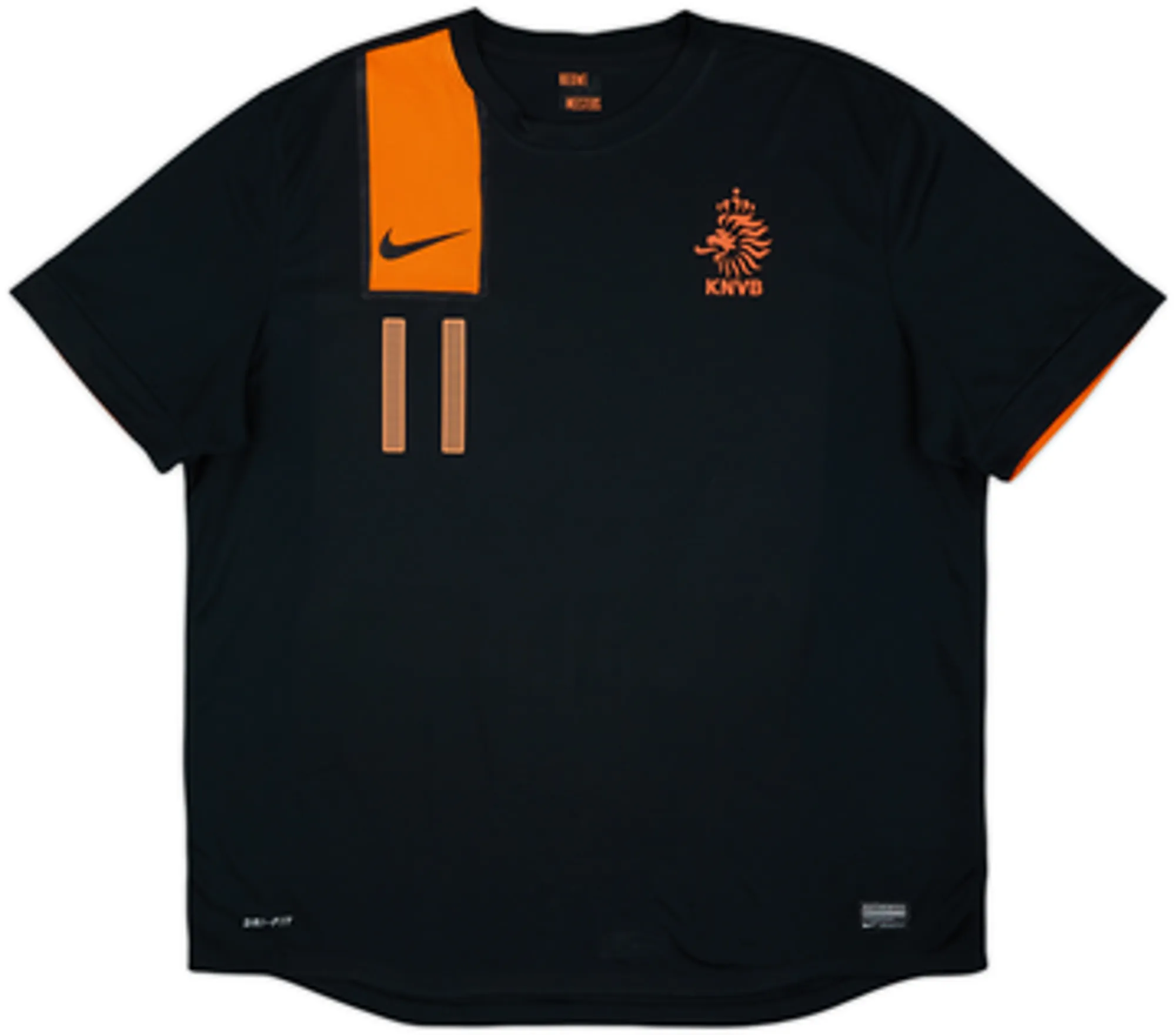 2012-13 Netherlands Away Shirt Robben #11 - 4/10 - (XXL)