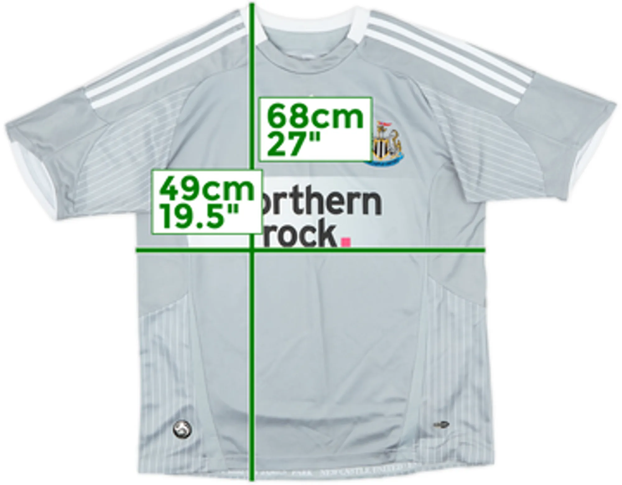 2008-09 Newcastle Third Shirt - 8/10 - (L.Boys)