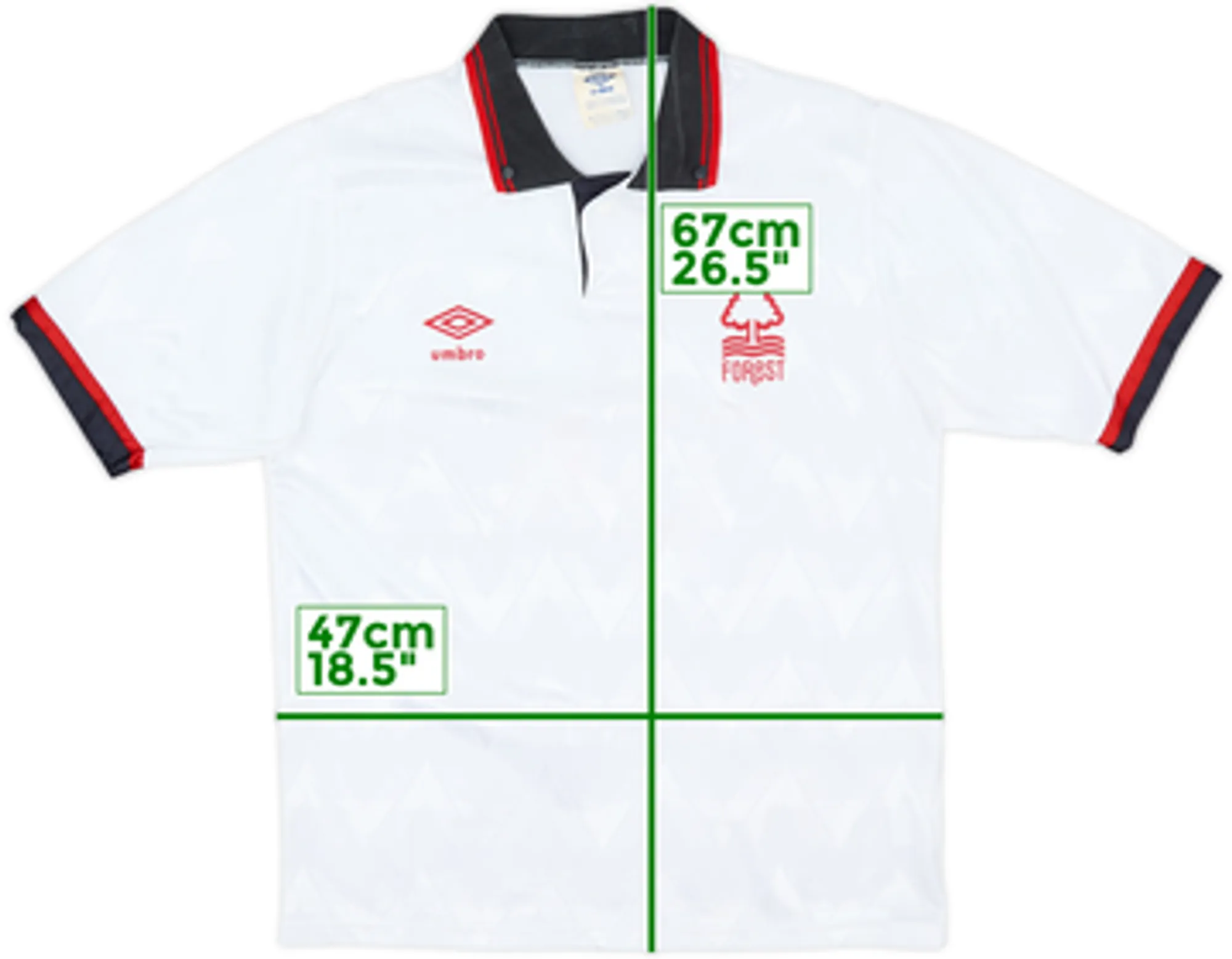 1989-91 Nottingham Forest Away Shirt - 9/10 - (S)